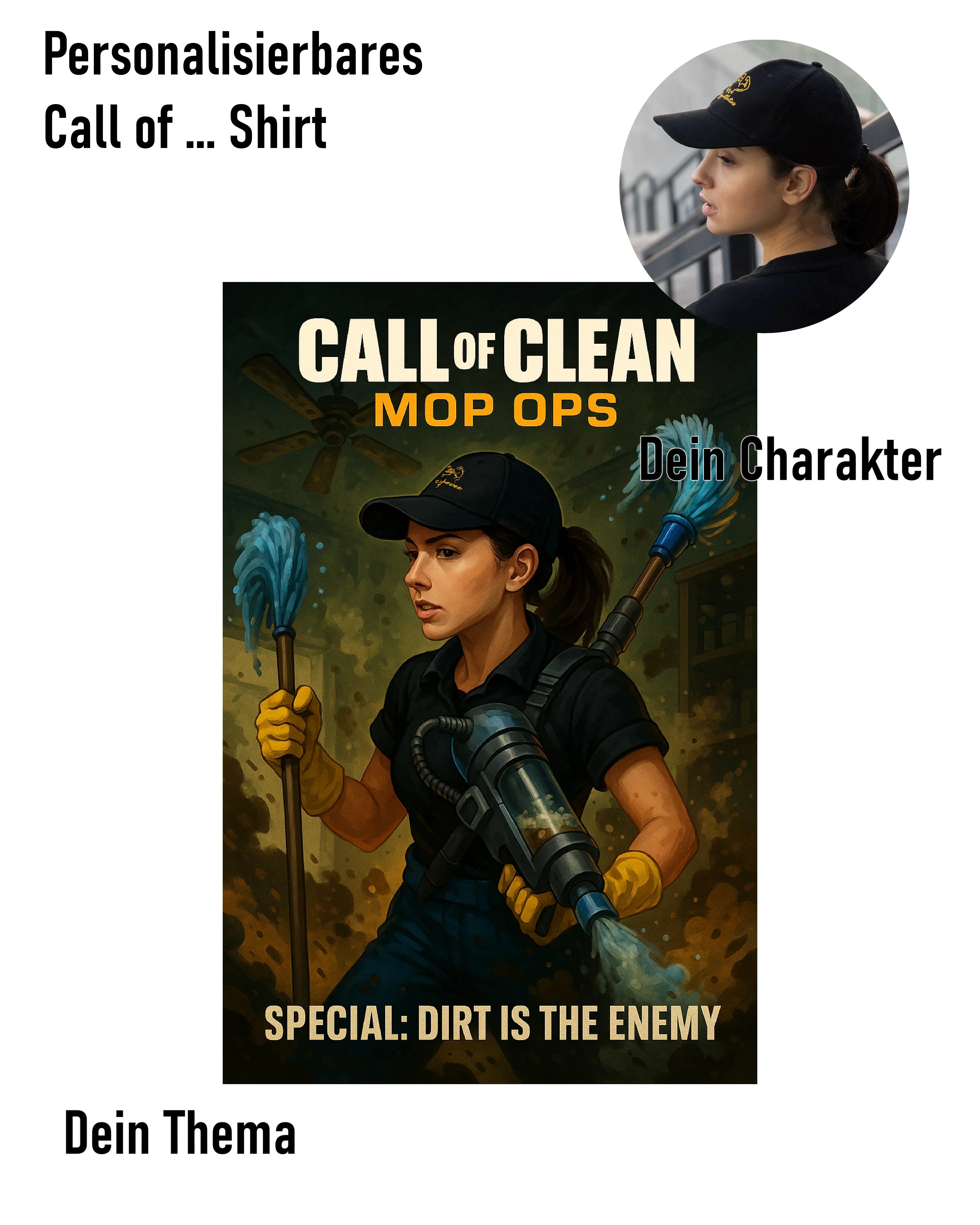 Call of ... Personalisierbar Shirt