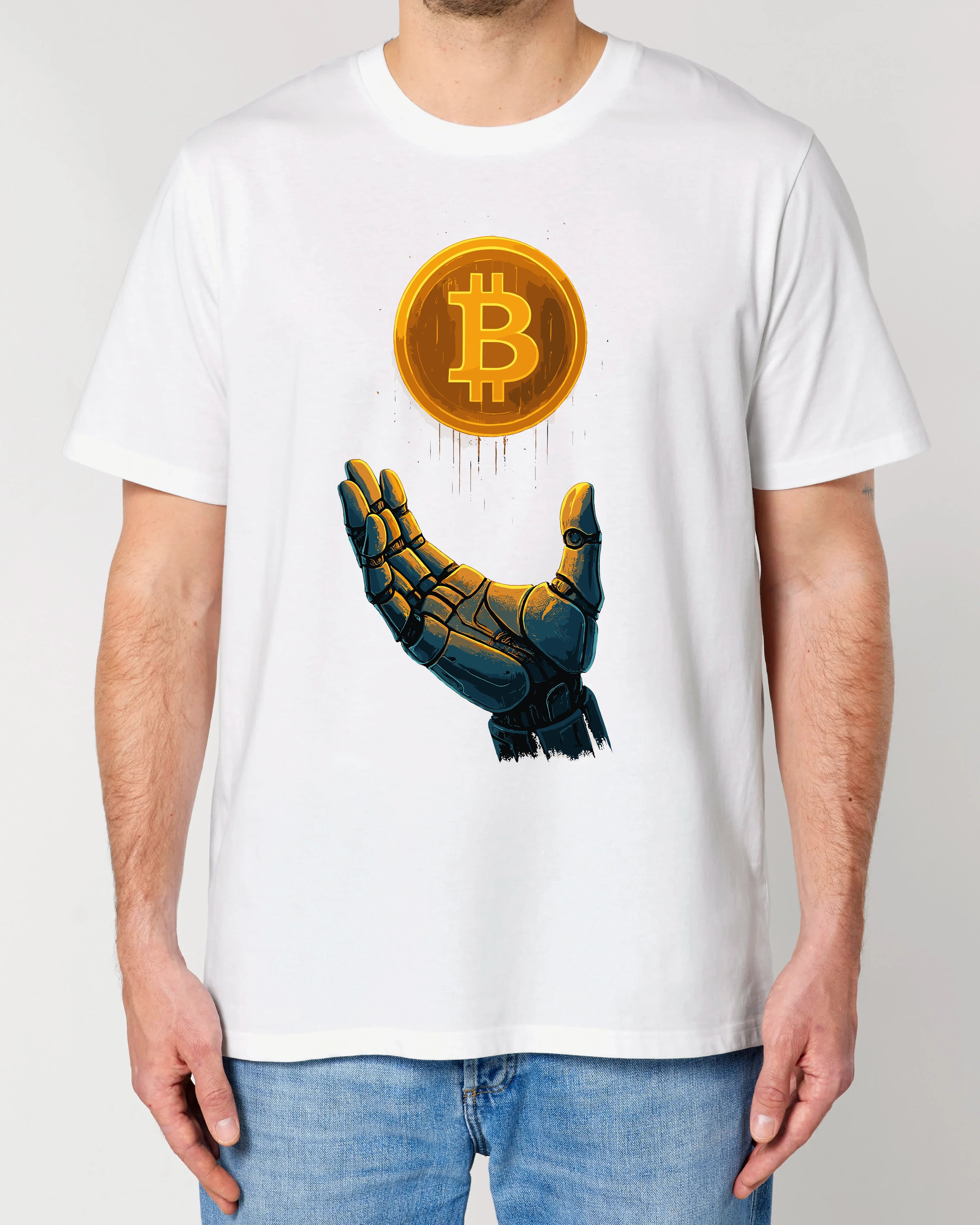 Cyber Hand Bitcoin - Premium Shirt