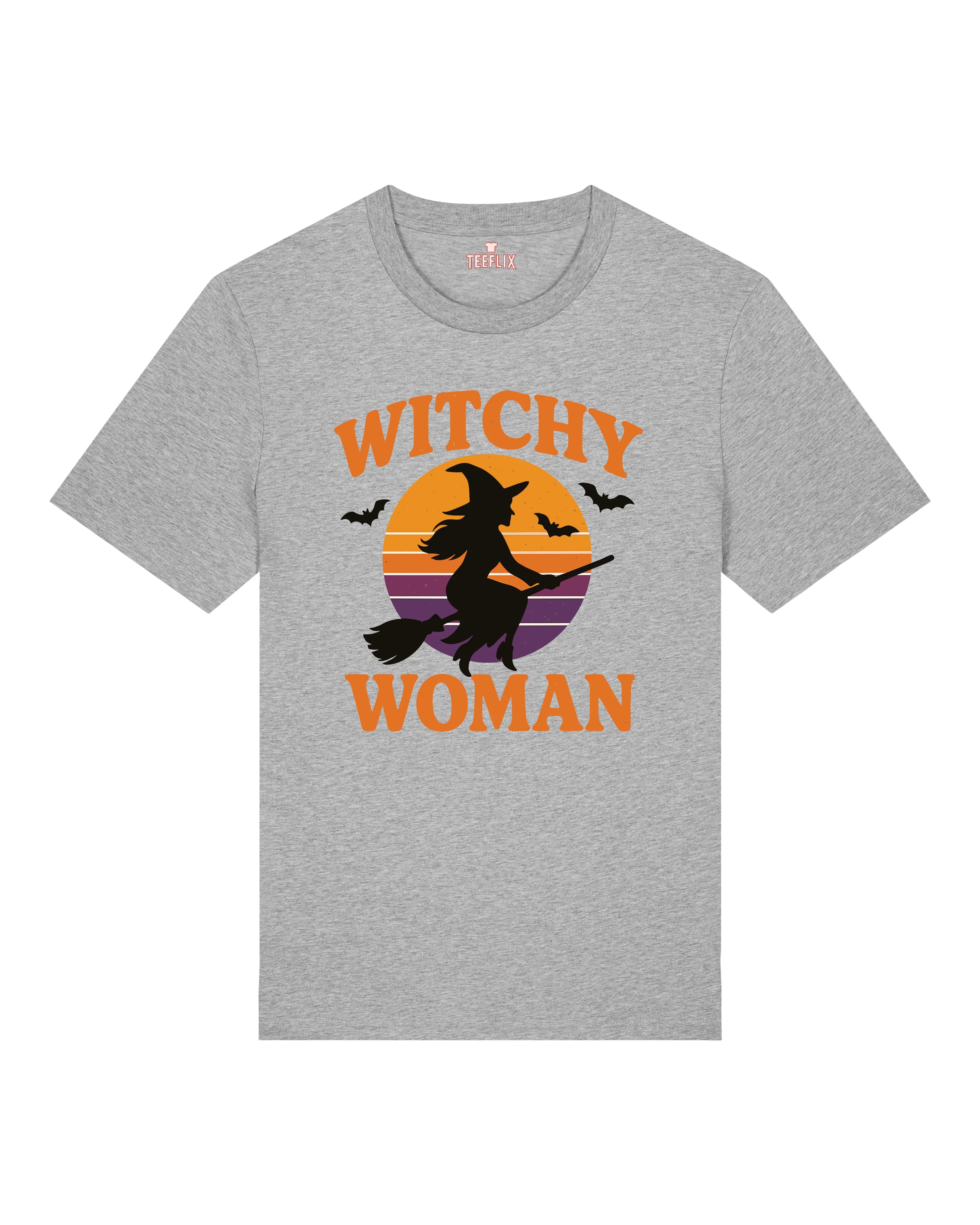 Witchy Woman – Halloween T-Shirt mit Hexe im Retro Design | teelavo