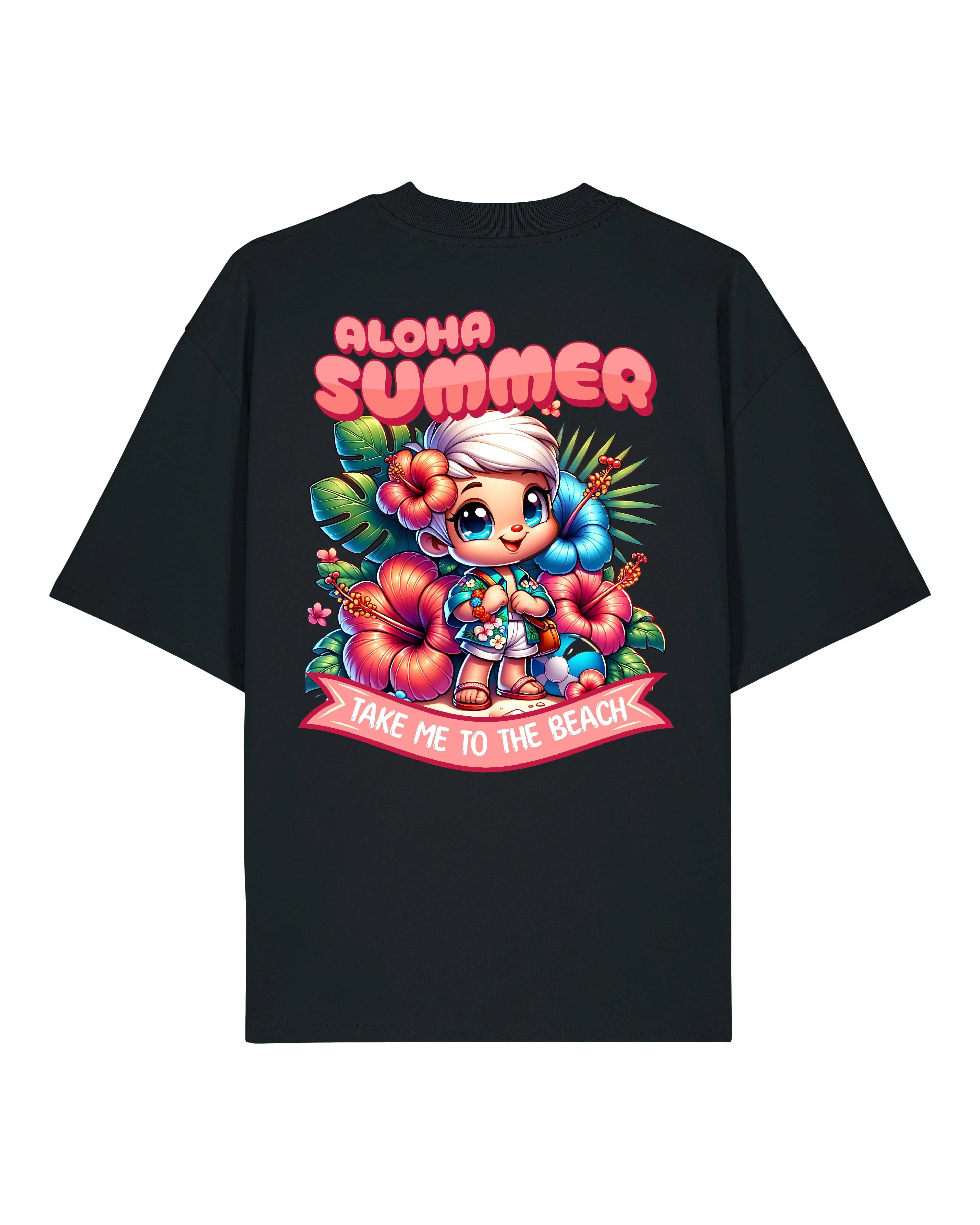 Aloha Summer (Backprint) - Premium Shirt Unisex