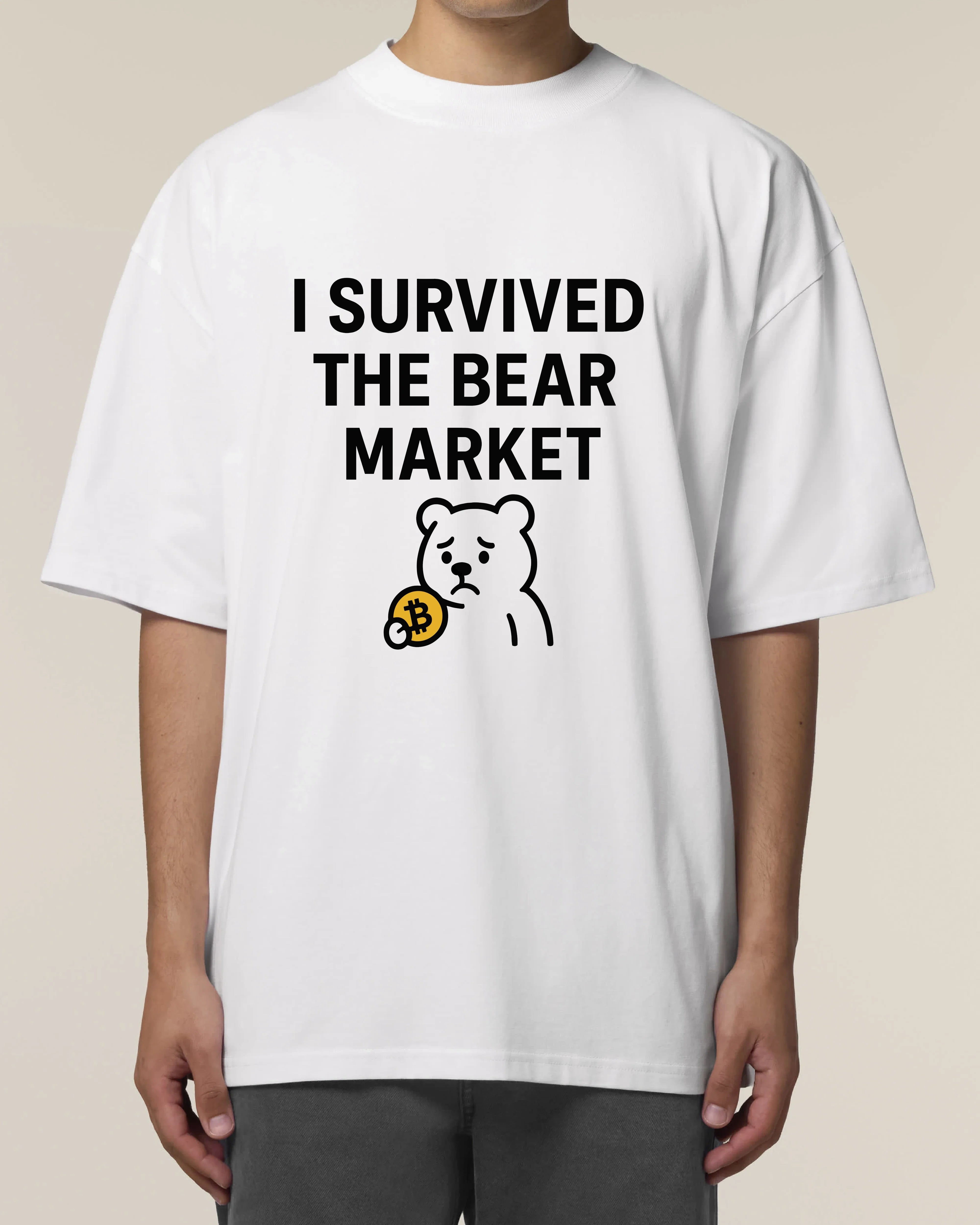 I Survived the Bear Market – Bitcoin HODL Shirt | teelavo Premium Unisex T-Shirt