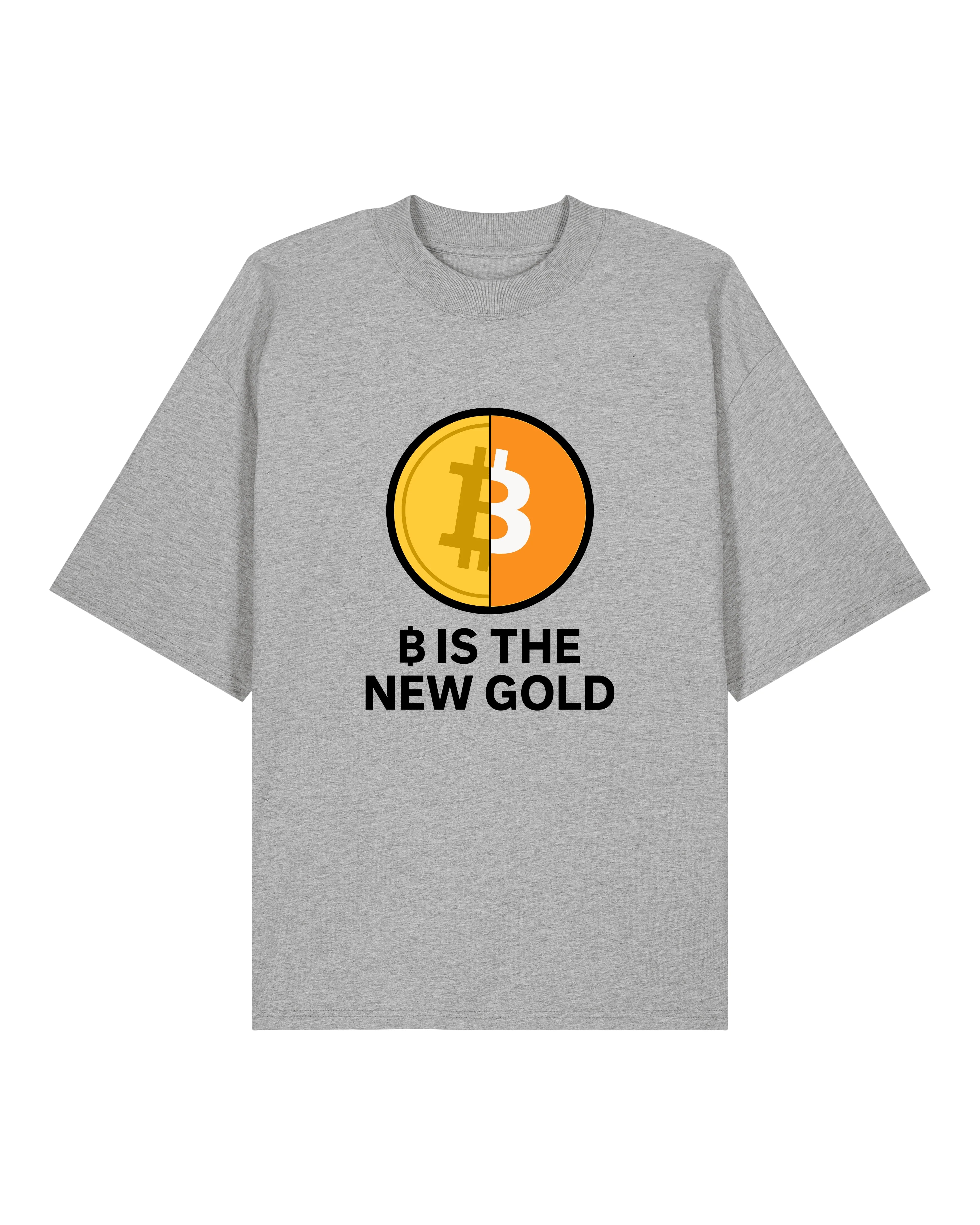 ₿ IS THE NEW GOLD – Lustiges Bitcoin Premium Unisex T-Shirt | teelavo