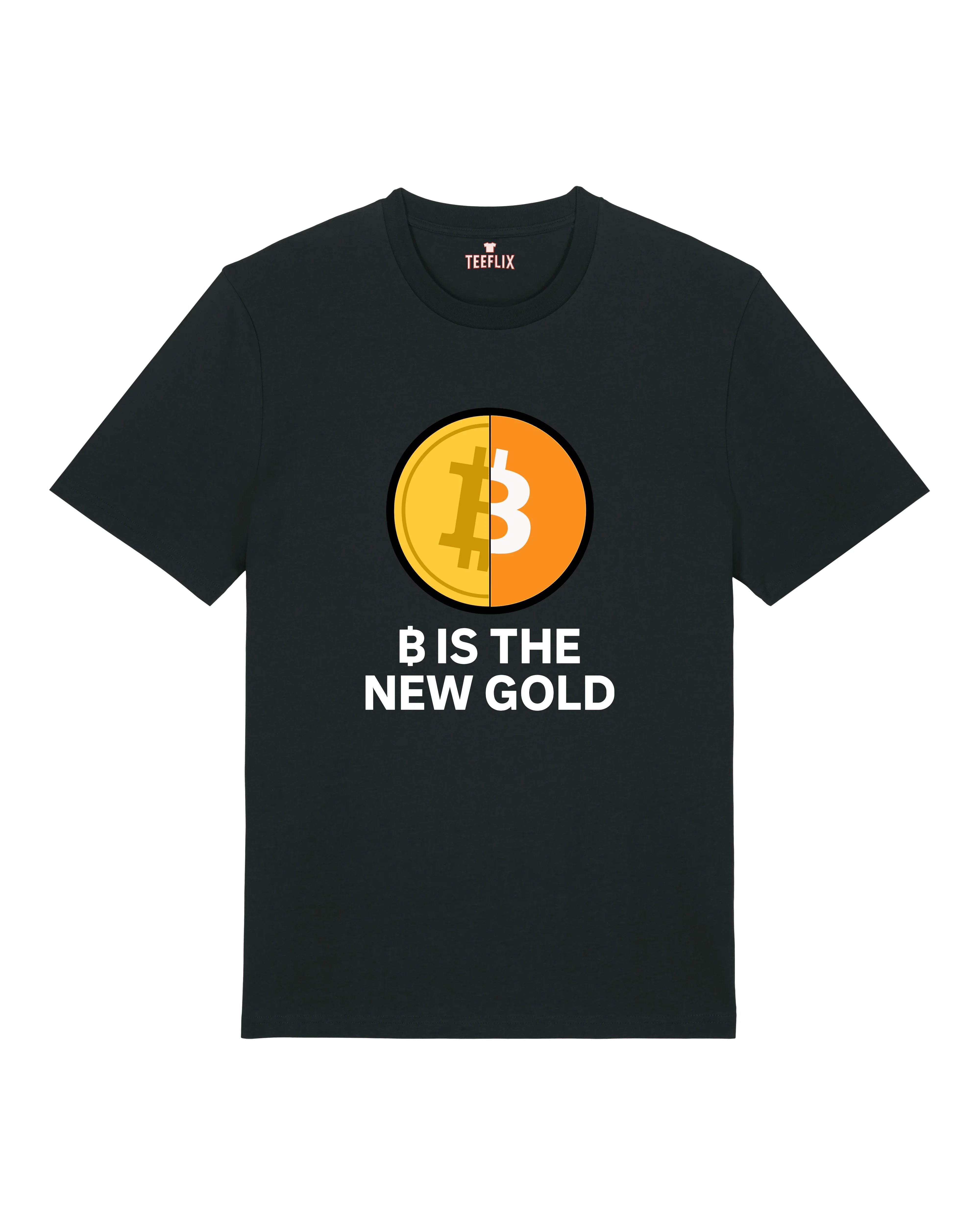 ₿ IS THE NEW GOLD – Lustiges Bitcoin Premium Unisex T-Shirt | teelavo