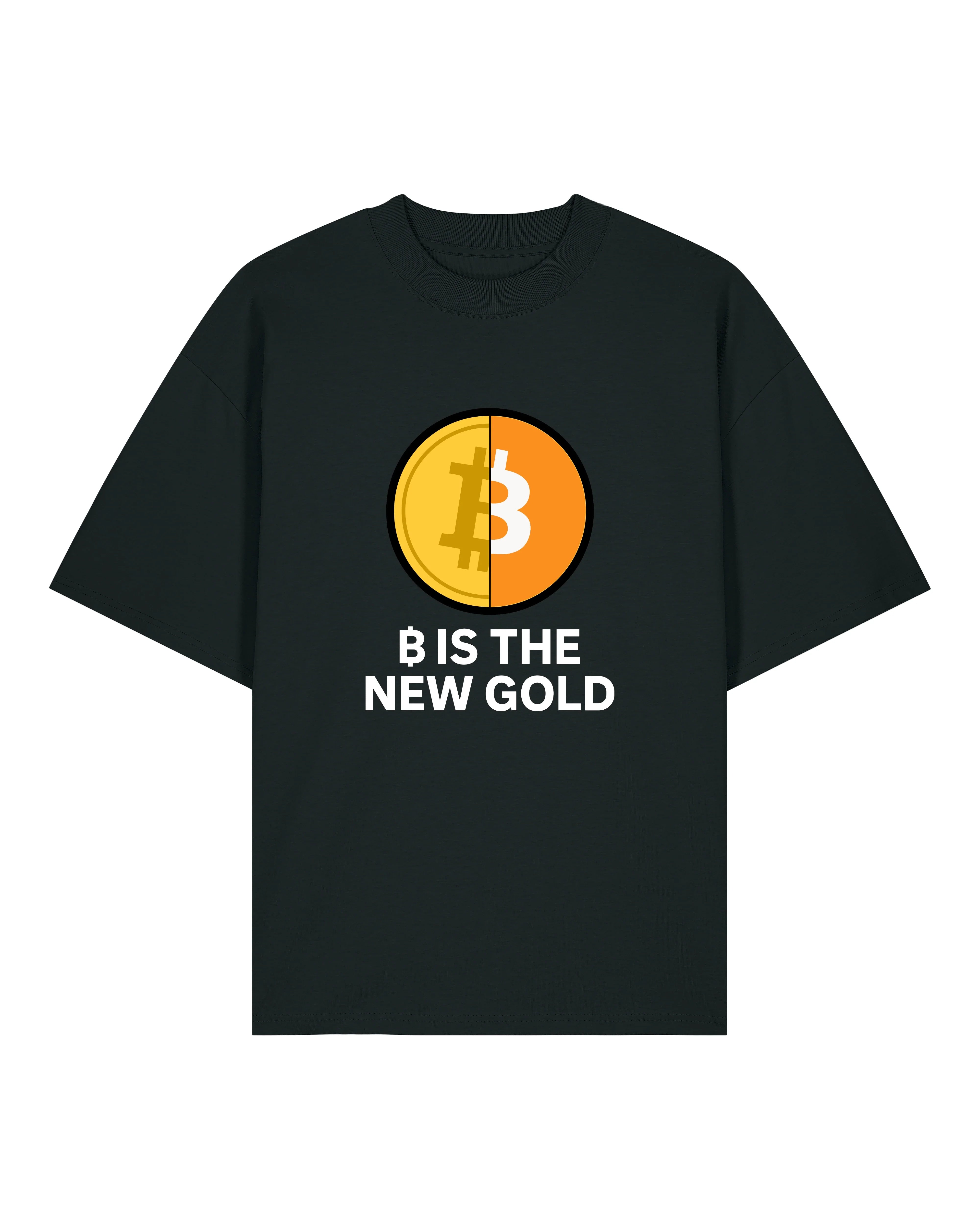 ₿ IS THE NEW GOLD – Lustiges Bitcoin Premium Unisex T-Shirt | teelavo