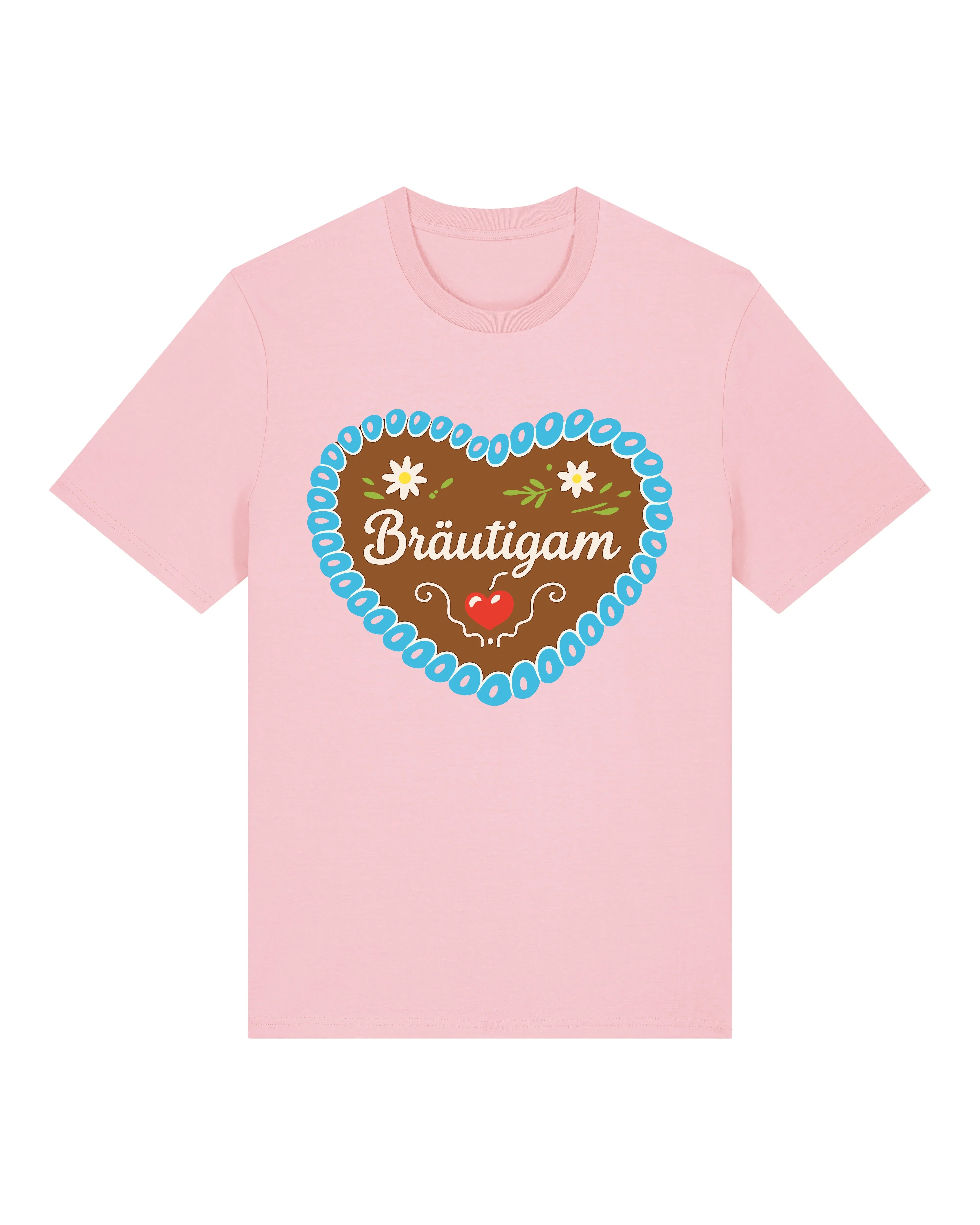 Bräutigam JGA T-Shirt Lebkuchenherz Motiv | teelavo