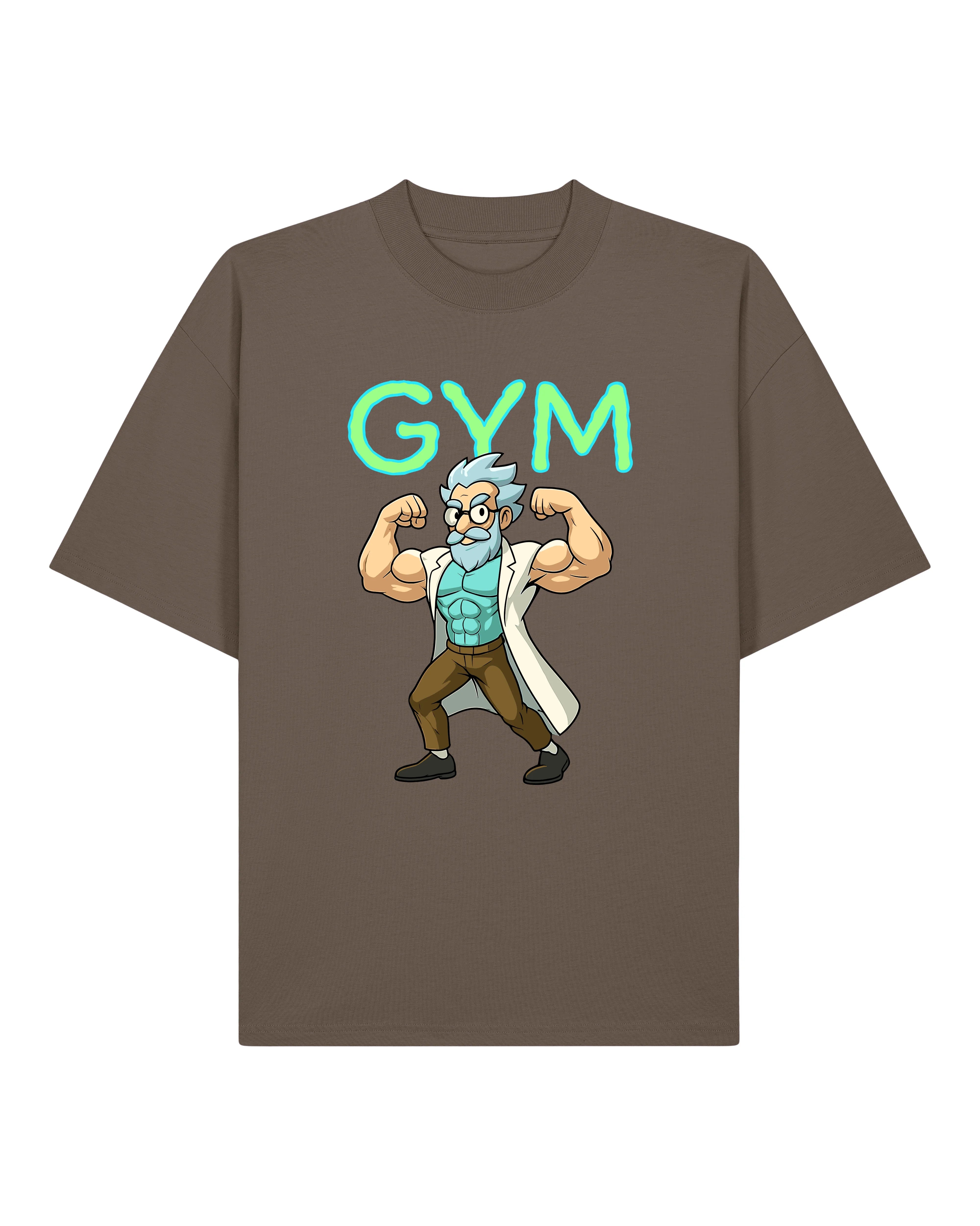 GYM Rick Pump Cover Shirt Unisex Oversized Bio-Baumwolle | teelavo