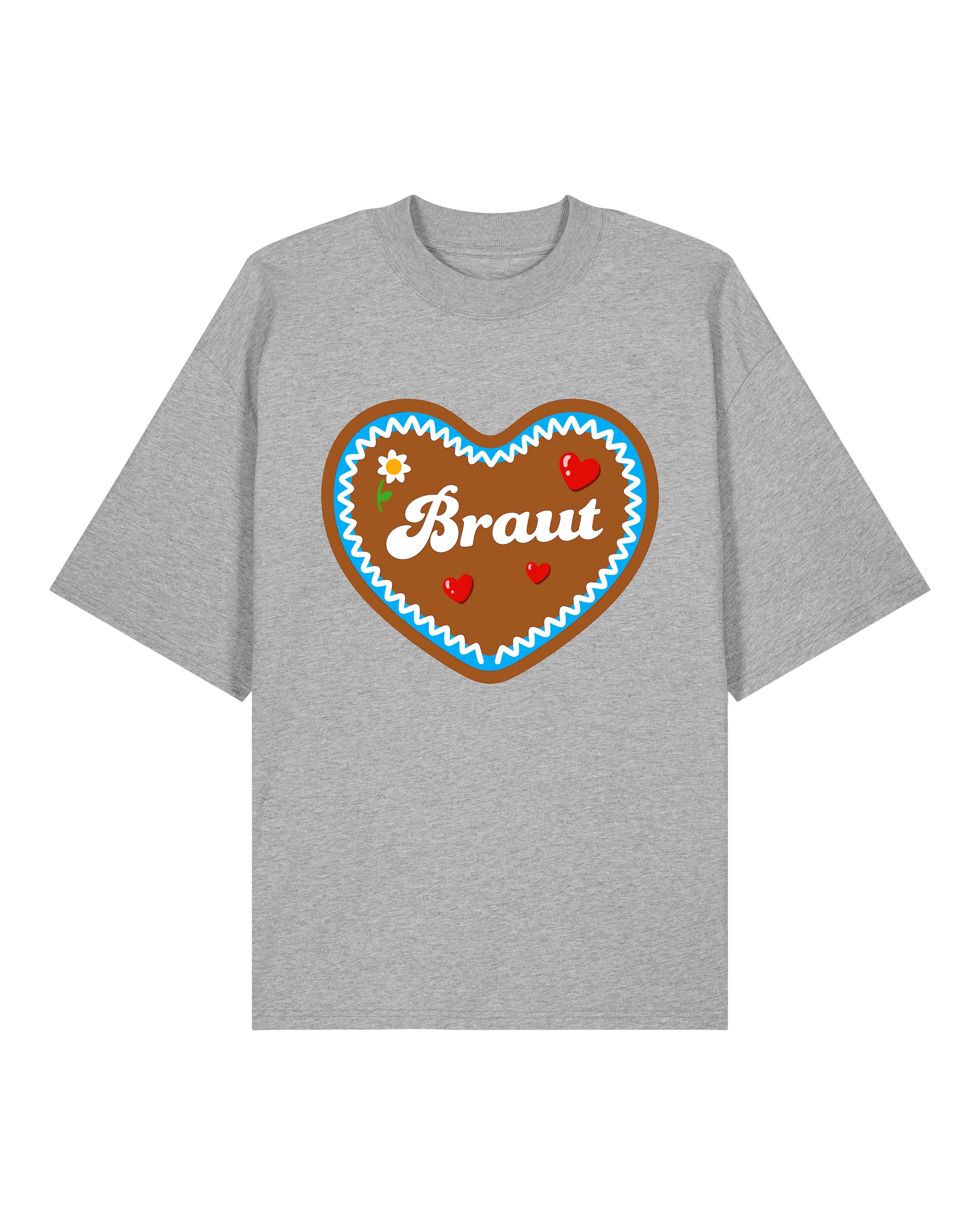 Braut JGA T-Shirt – Lebkuchenherz Junggesellinnenabschied | teelavo