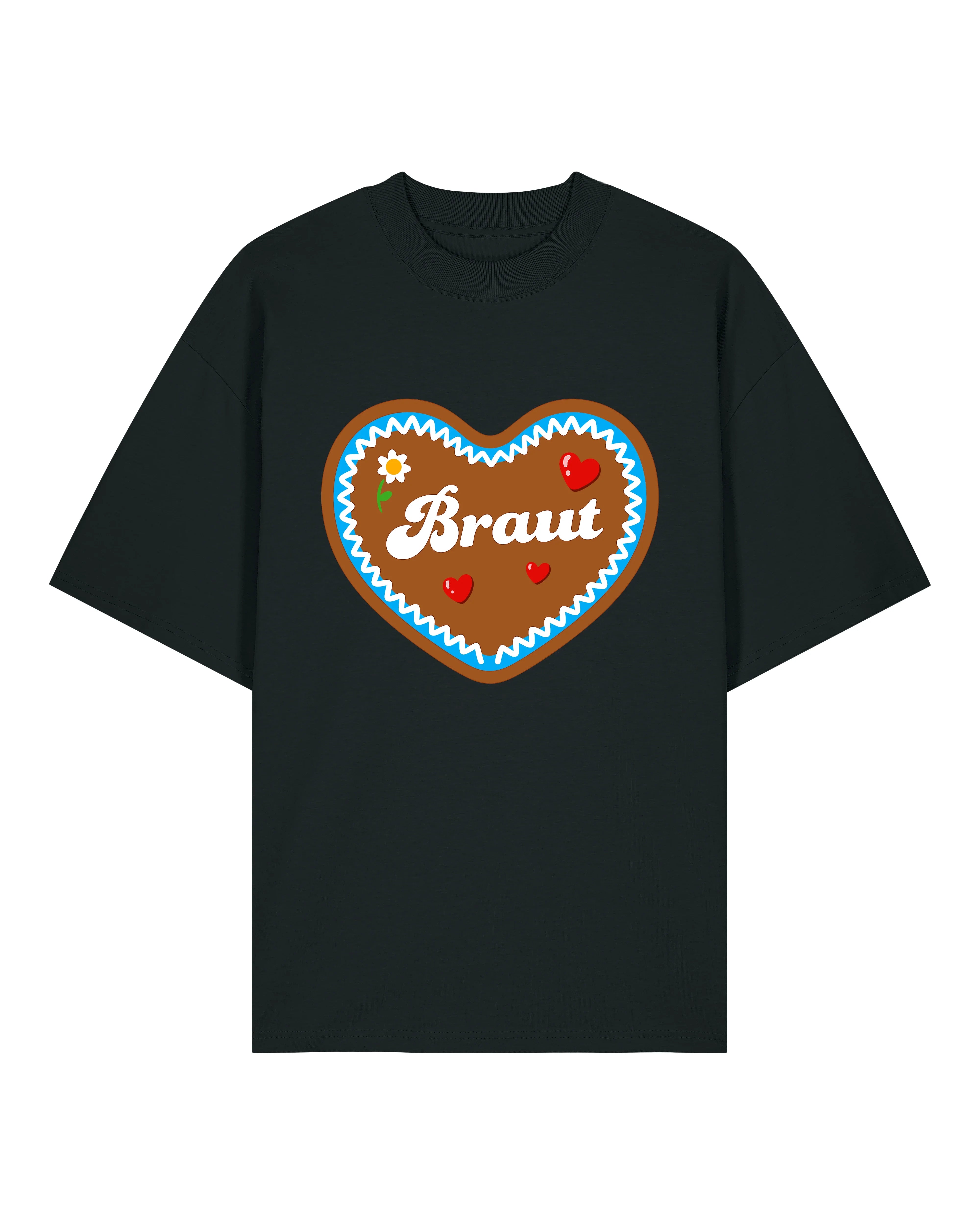 Braut JGA T-Shirt – Lebkuchenherz Junggesellinnenabschied | teelavo