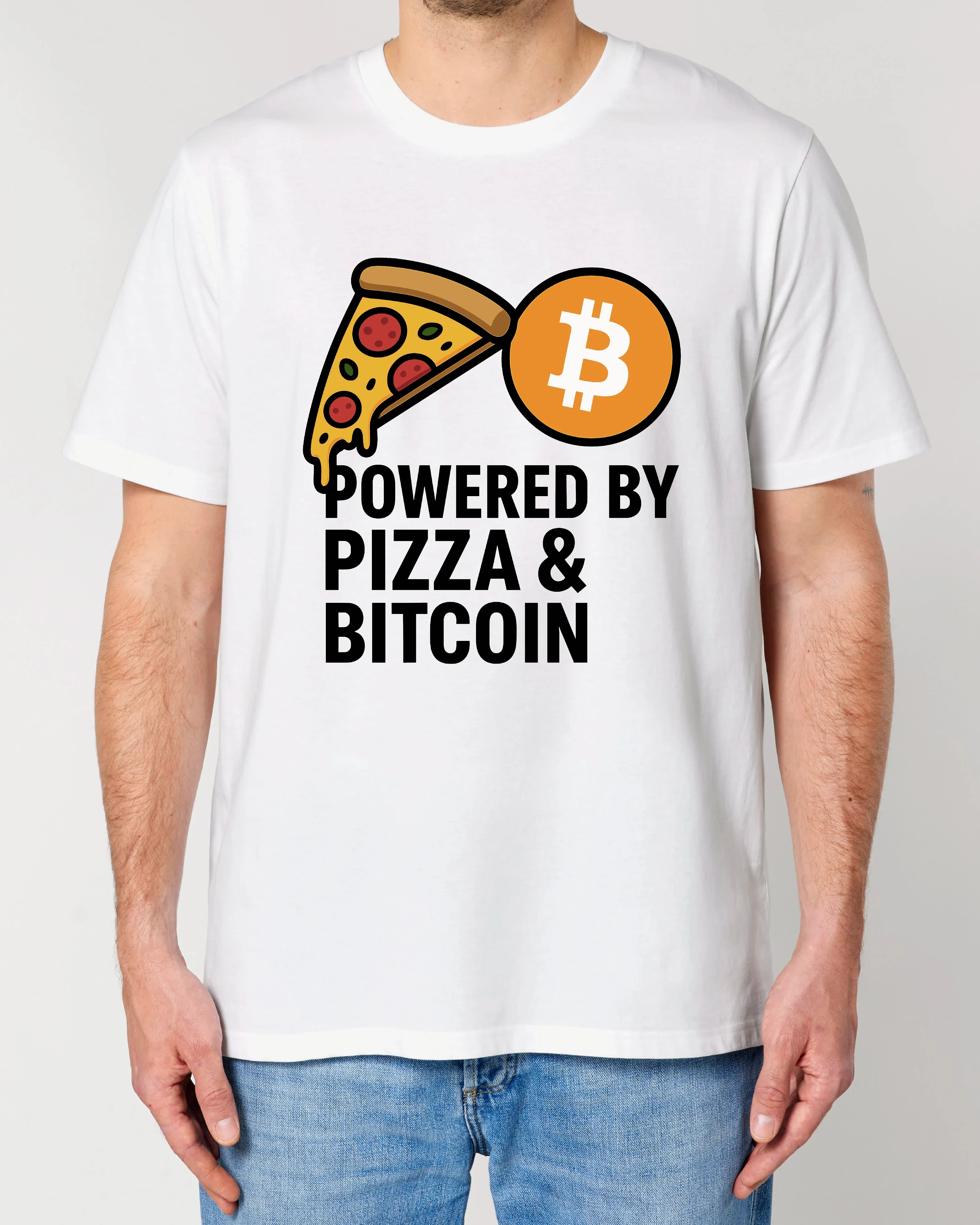 Powered By Pizza & BTC - Premium Shirt