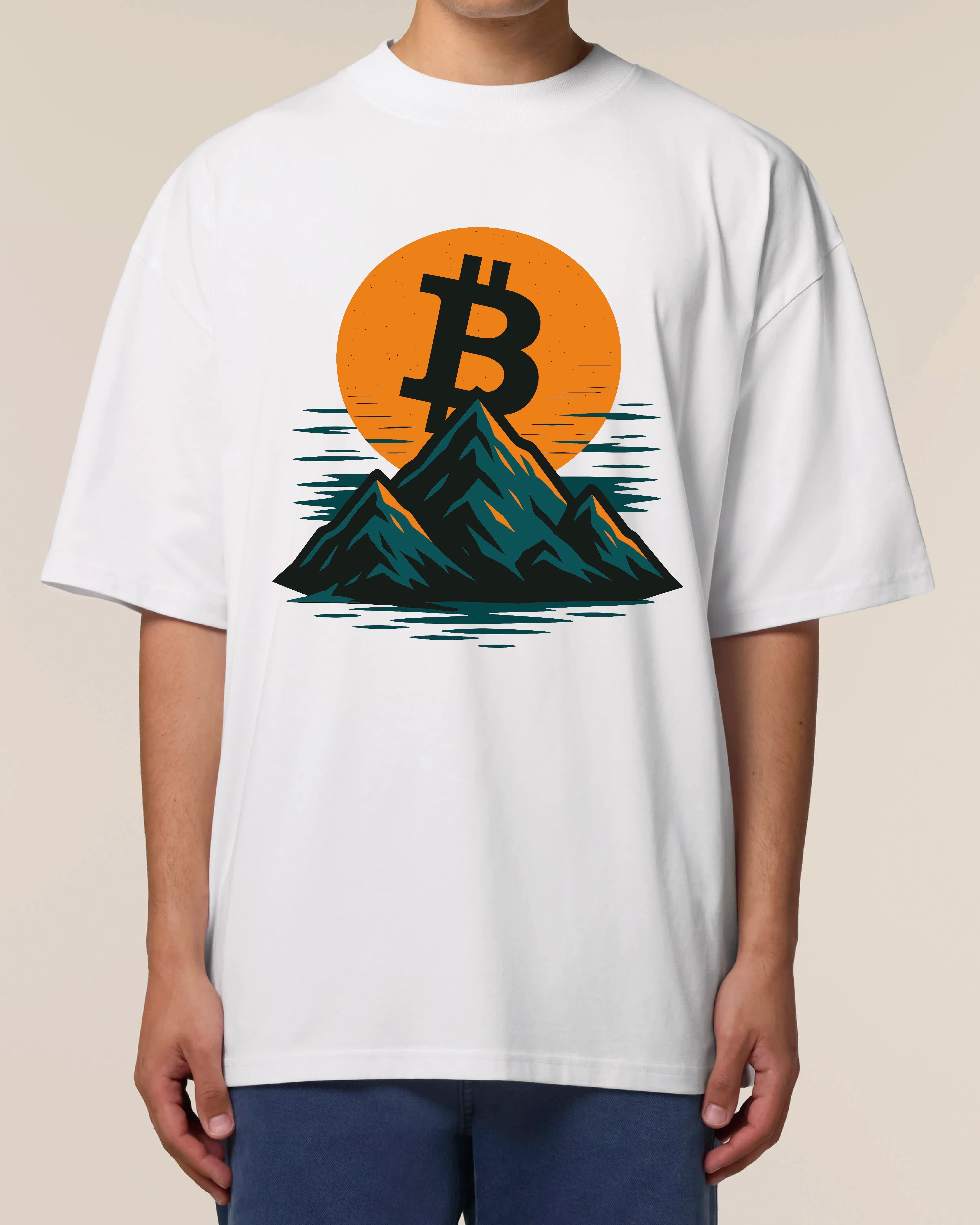 Bitcoin Sonne - Premium Shirt