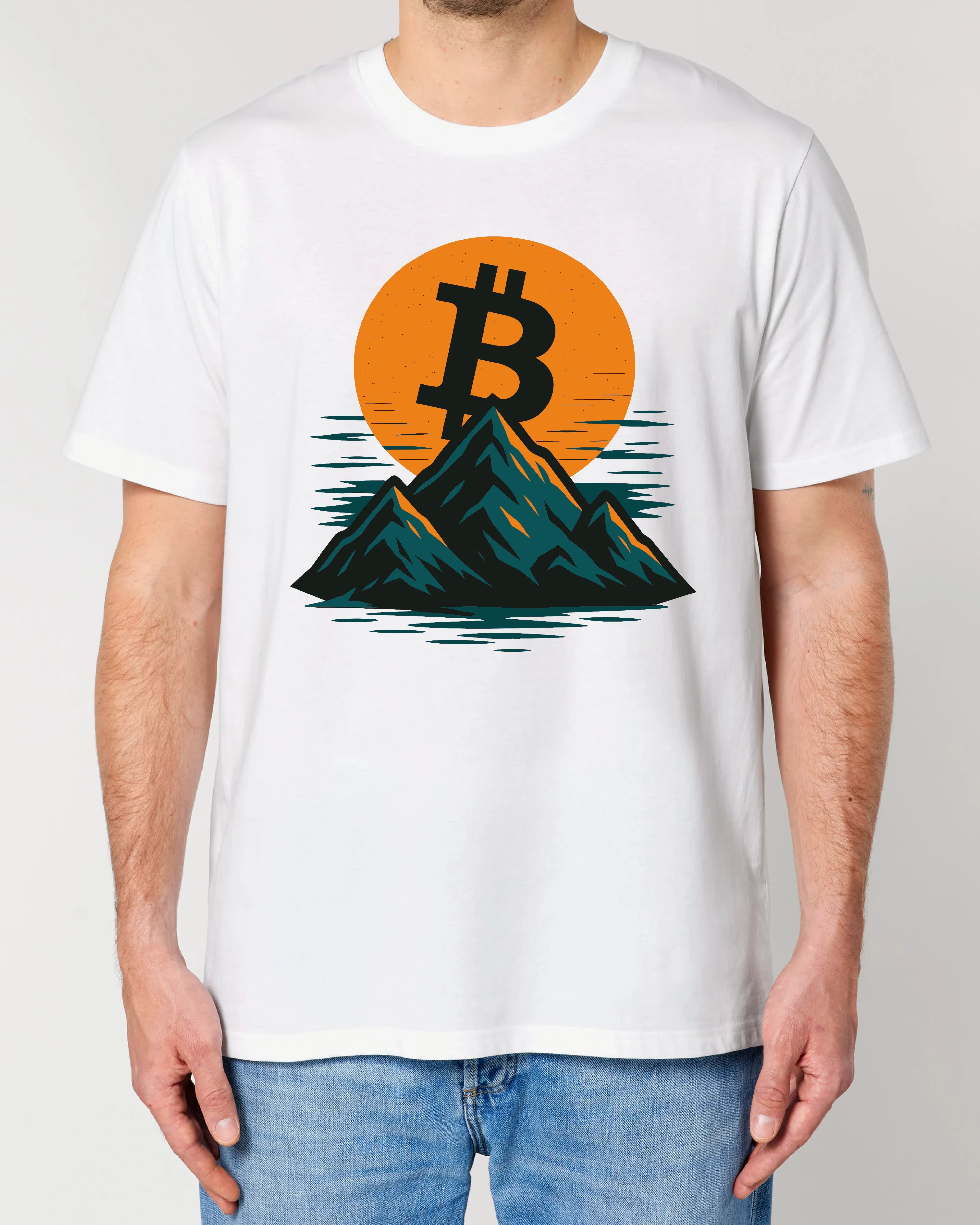 Bitcoin Sonne - Premium Shirt