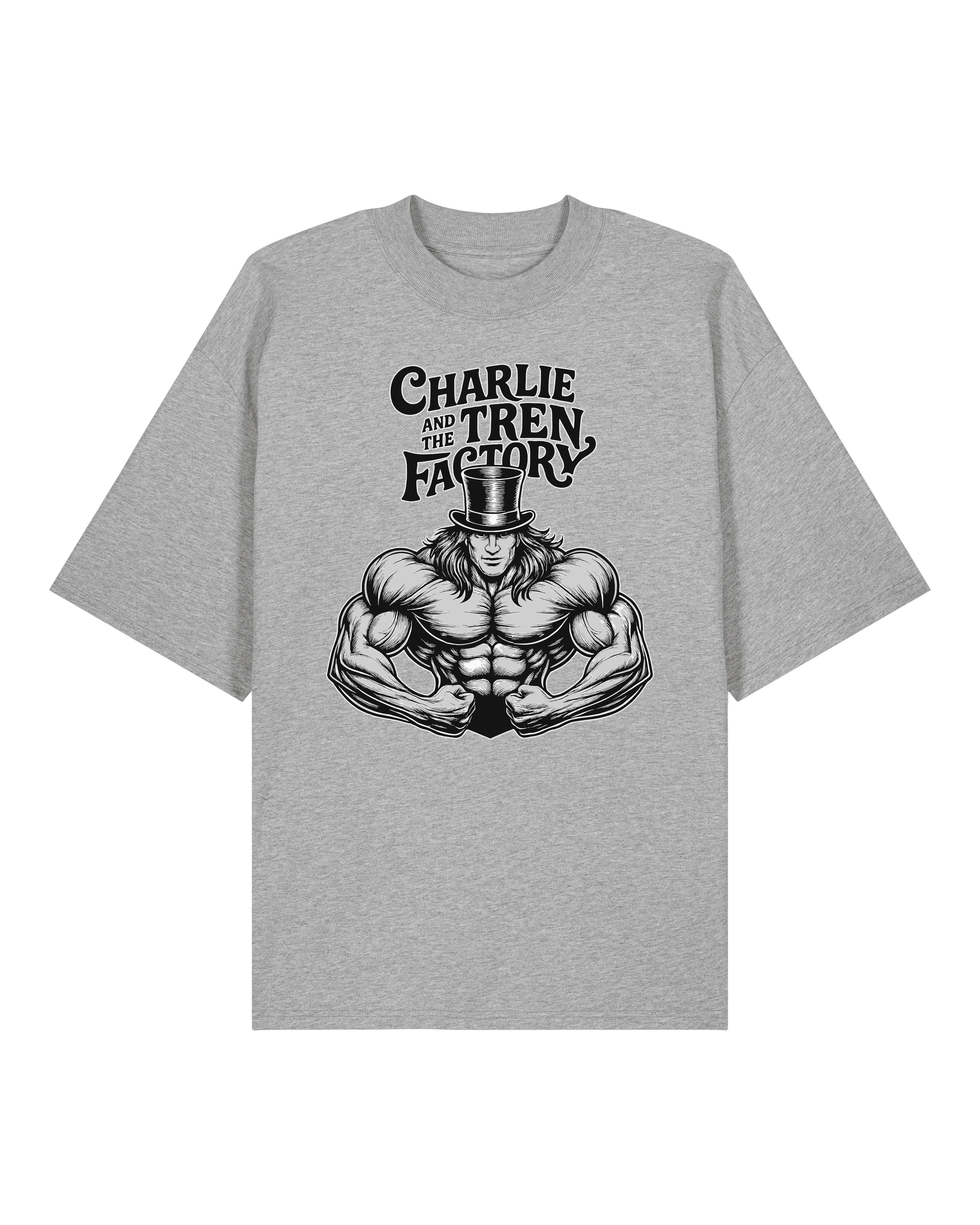 Charlie and the Tren Factory Shirt – Lustiges Gym Pump Cover im Bodybuilder Style | teelavo