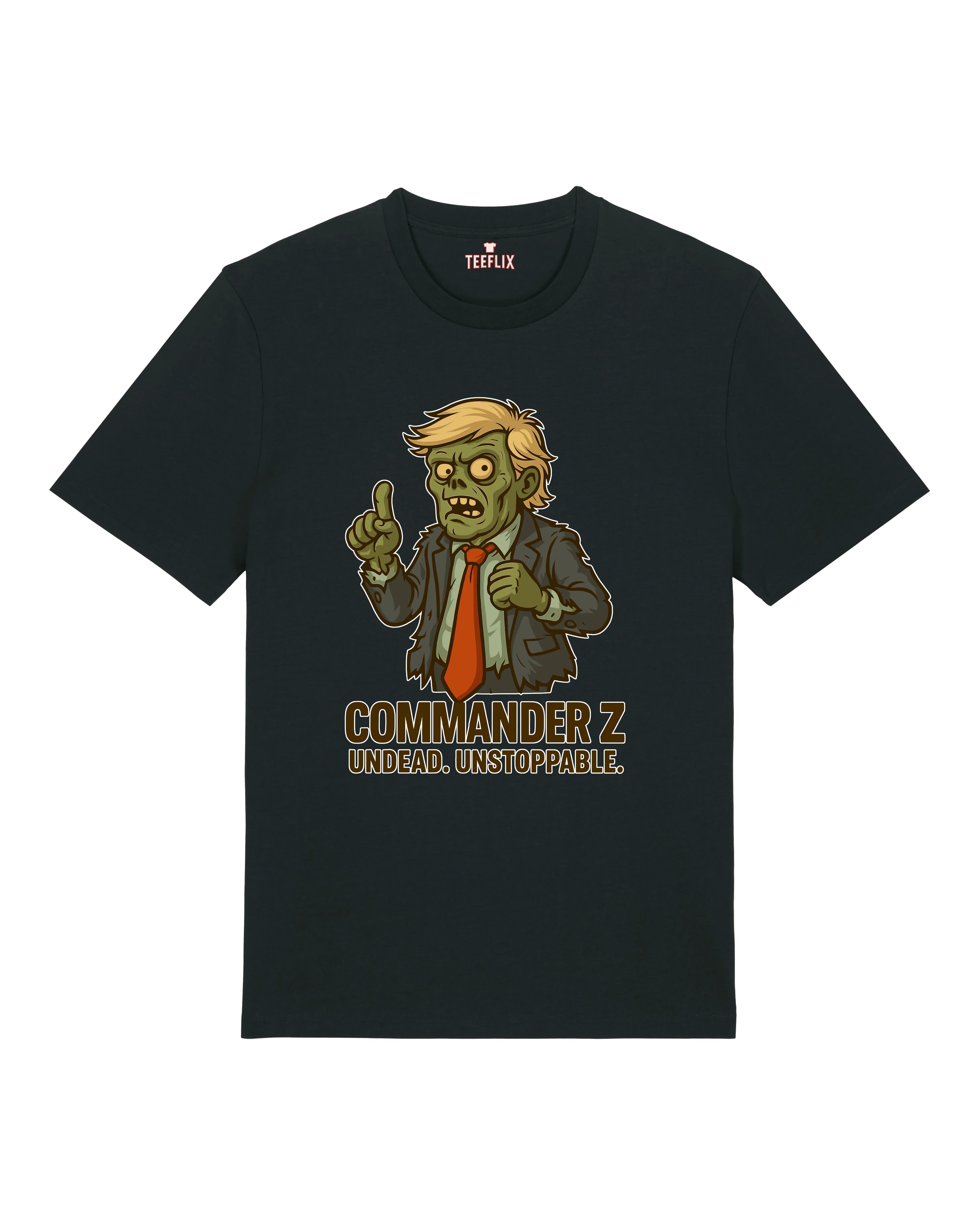 Commander Z Zombie Halloween Shirt – Lustiges Horror Spruchshirt | teelavo