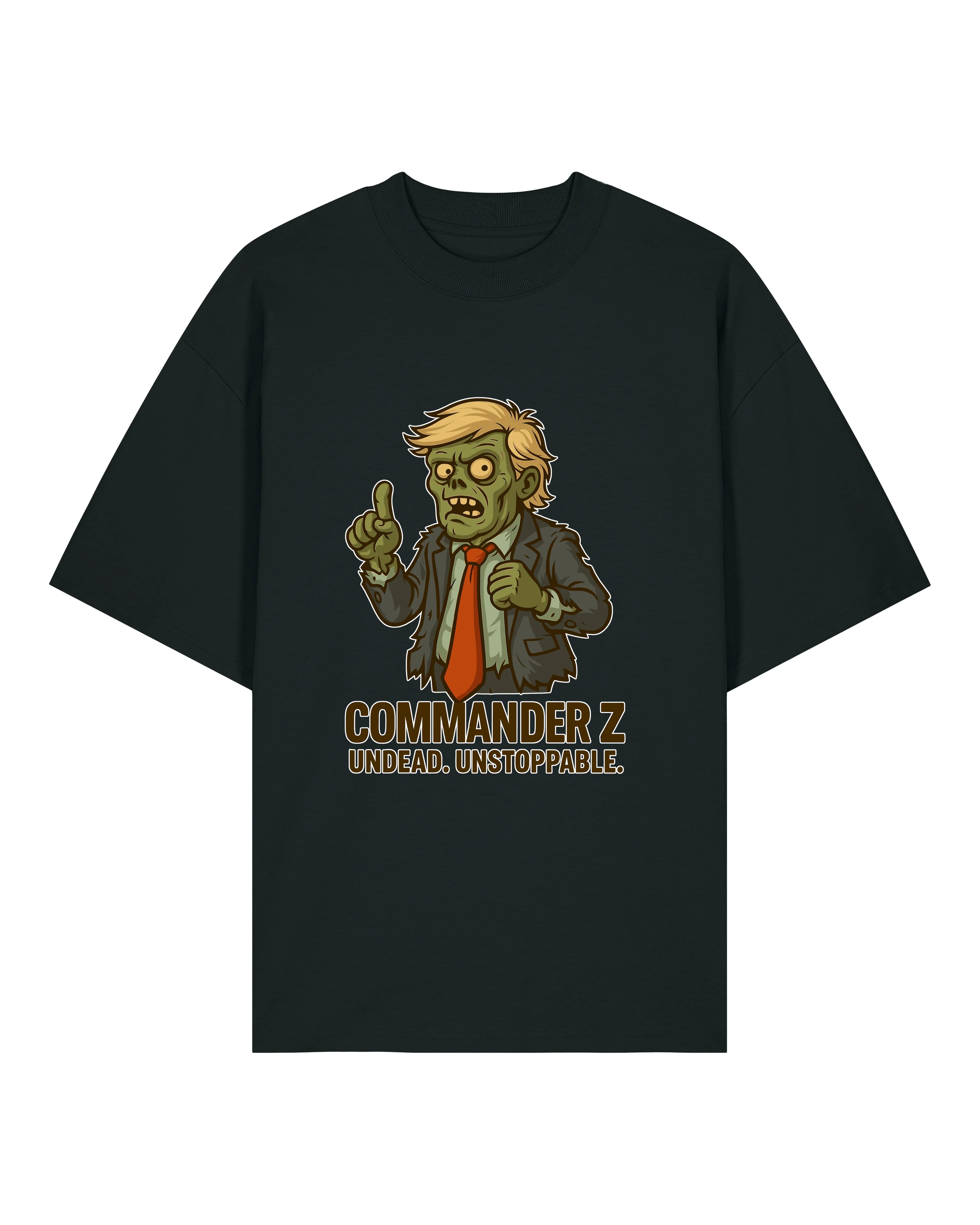 Commander Z Zombie Halloween Shirt – Lustiges Horror Spruchshirt | teelavo