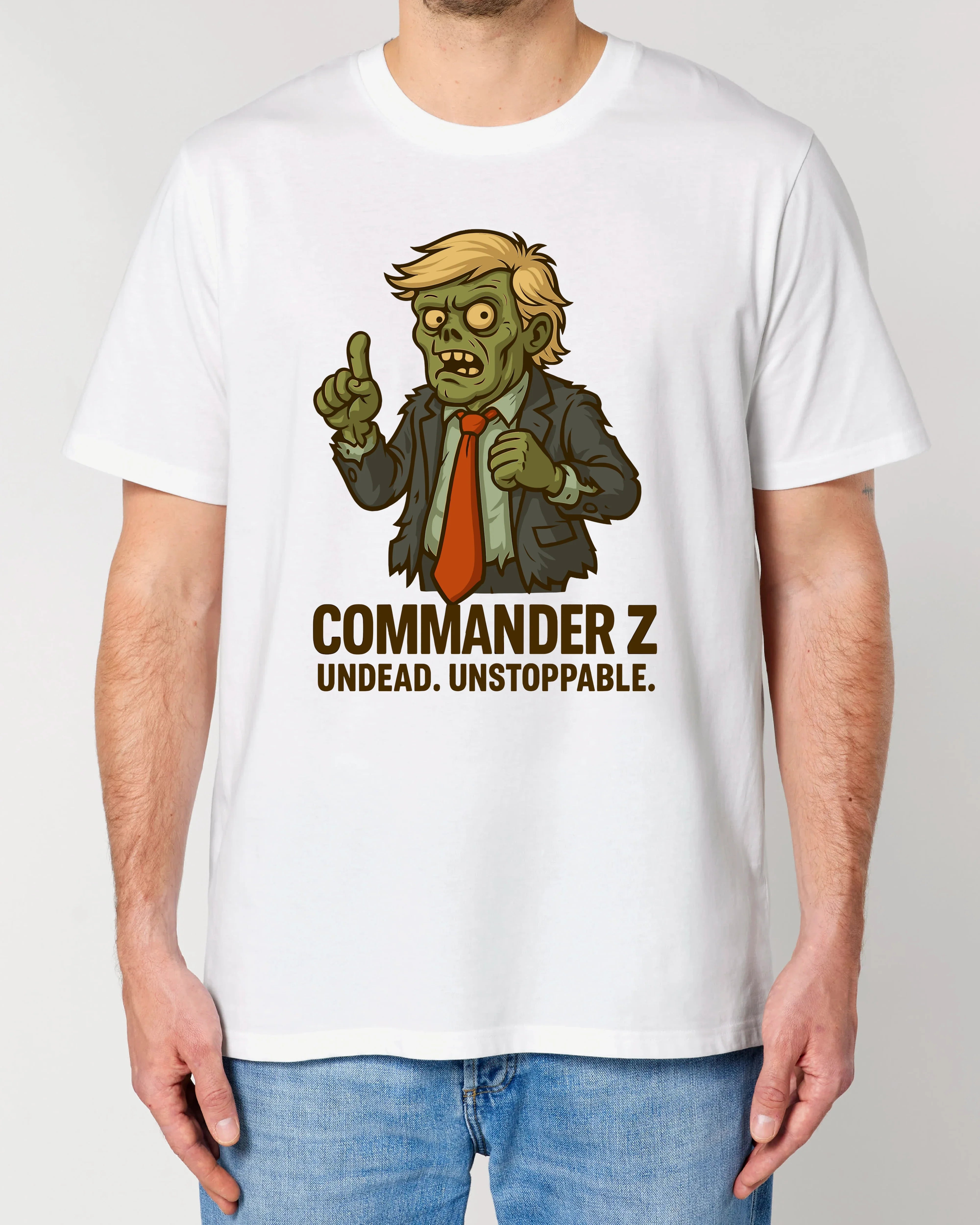 Commander Z Zombie Halloween Shirt – Lustiges Horror Spruchshirt | teelavo