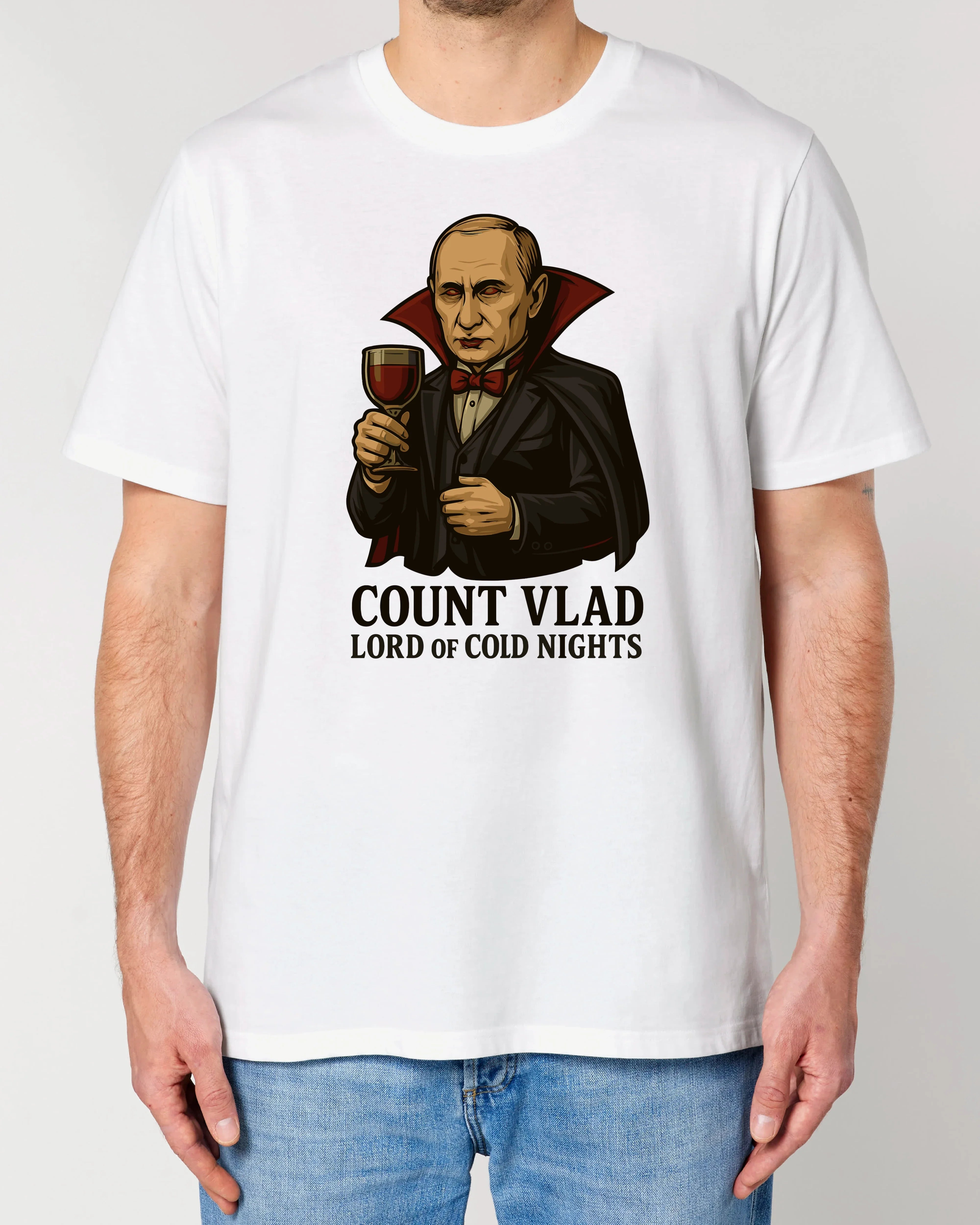 Count Vlad – Lord of Cold Nights | Lustiges Halloween Vampir Shirt – teelavo