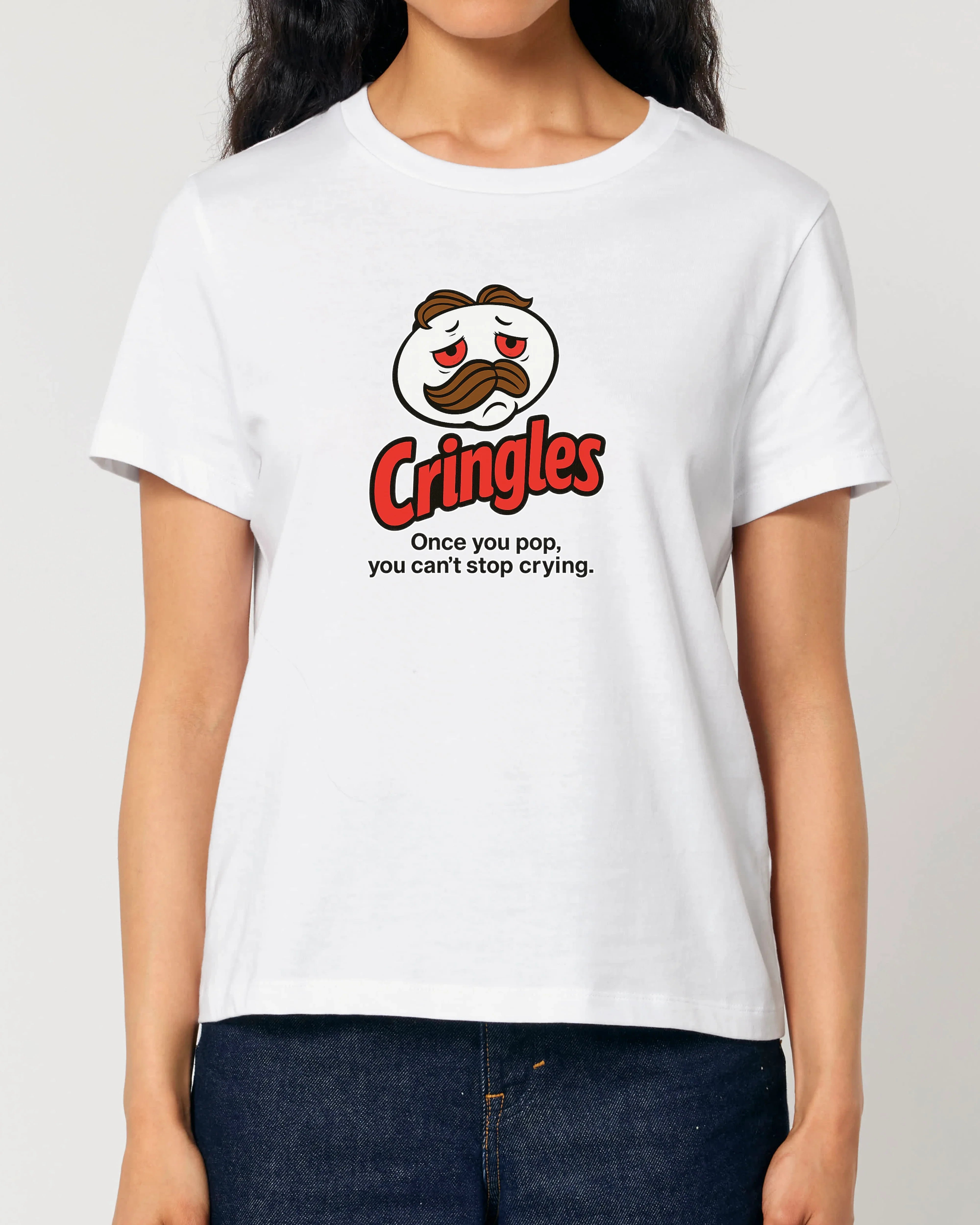 Cringles Damen T-Shirt Lustig Meme Shirt | teelavo