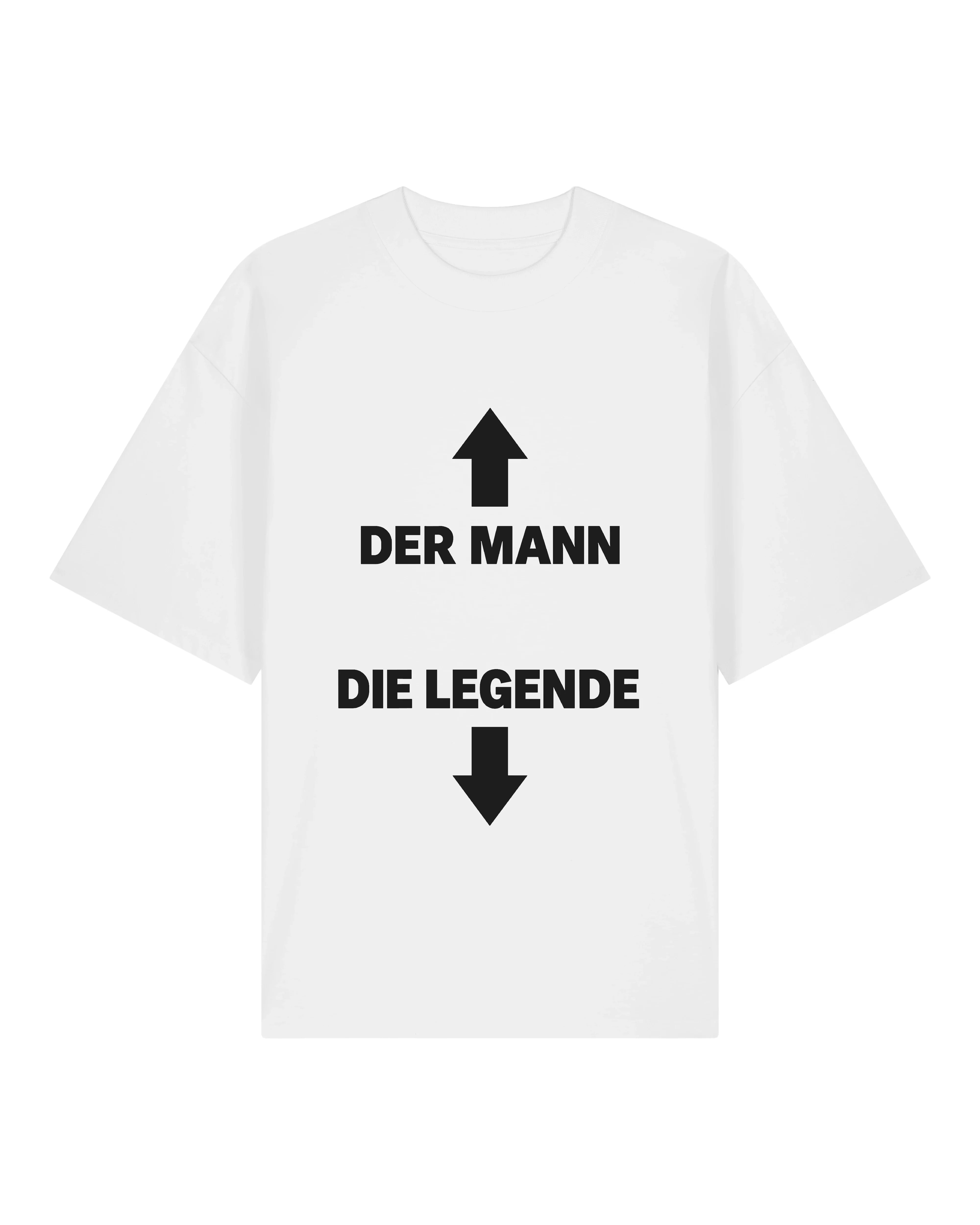 Der Mann <- -> Die Legende - Premium Shirt Unisex