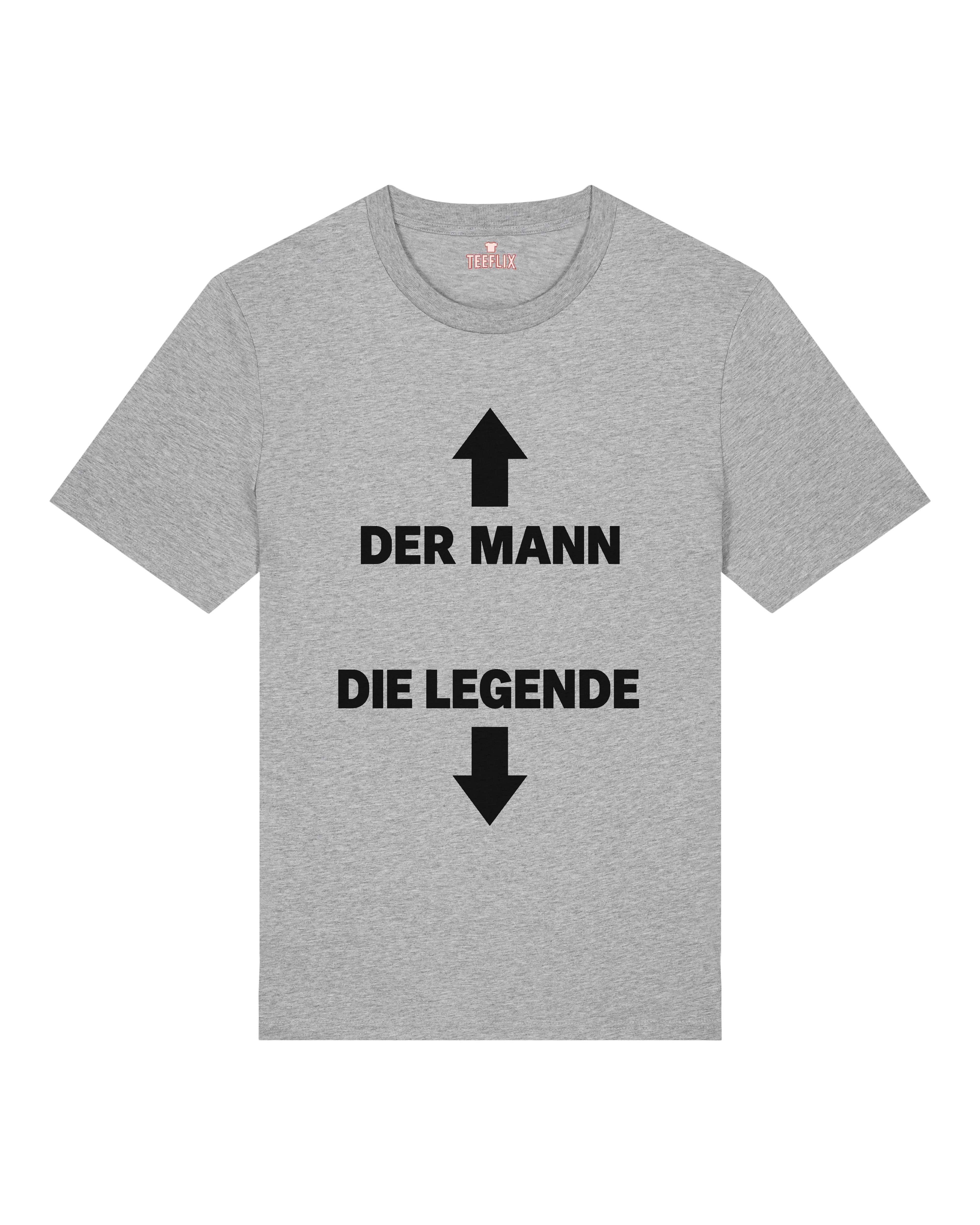 Der Mann <- -> Die Legende - Premium Shirt Unisex