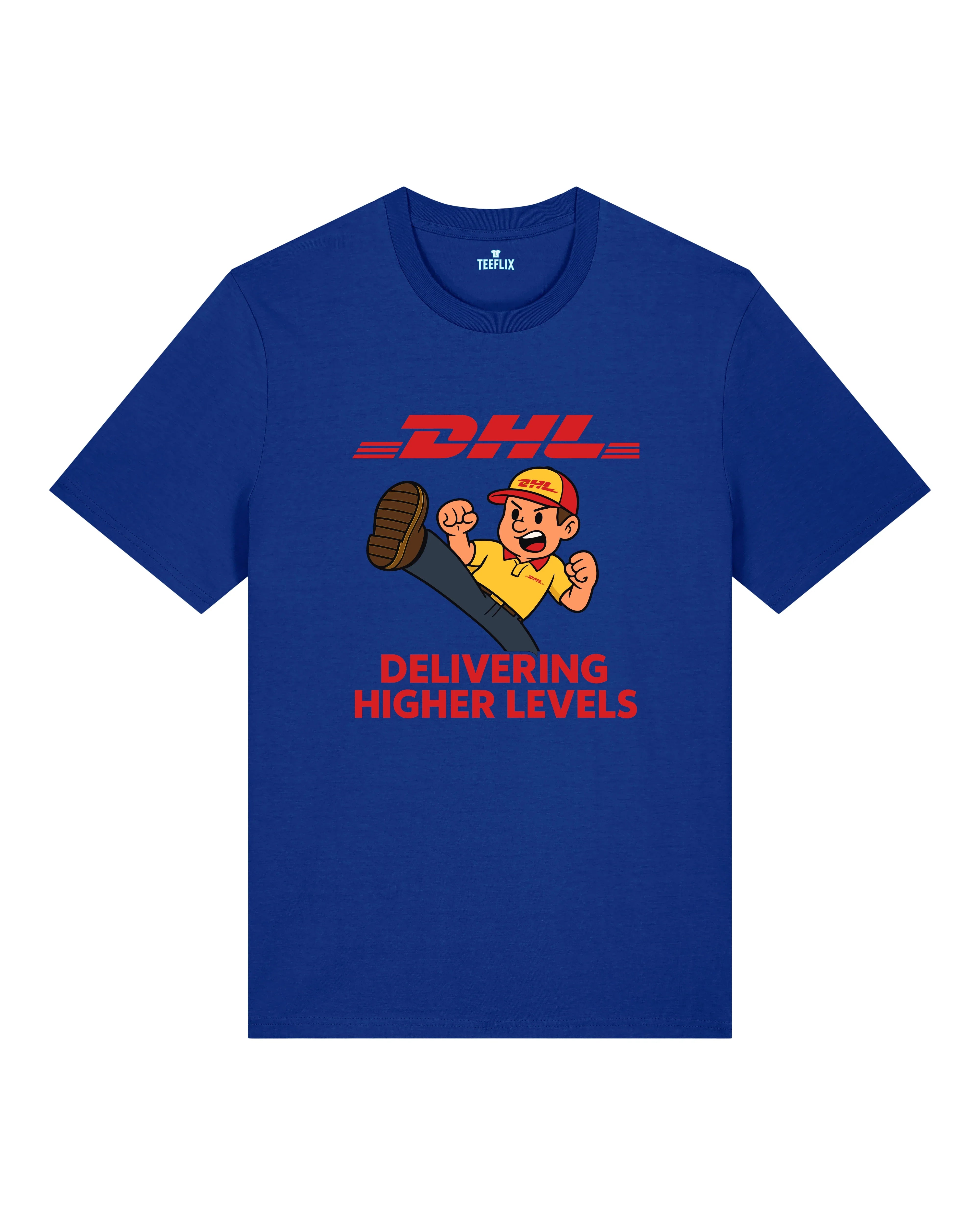 DHL Parodie Delivering Higher Levels Lustiges Shirt | teelavo