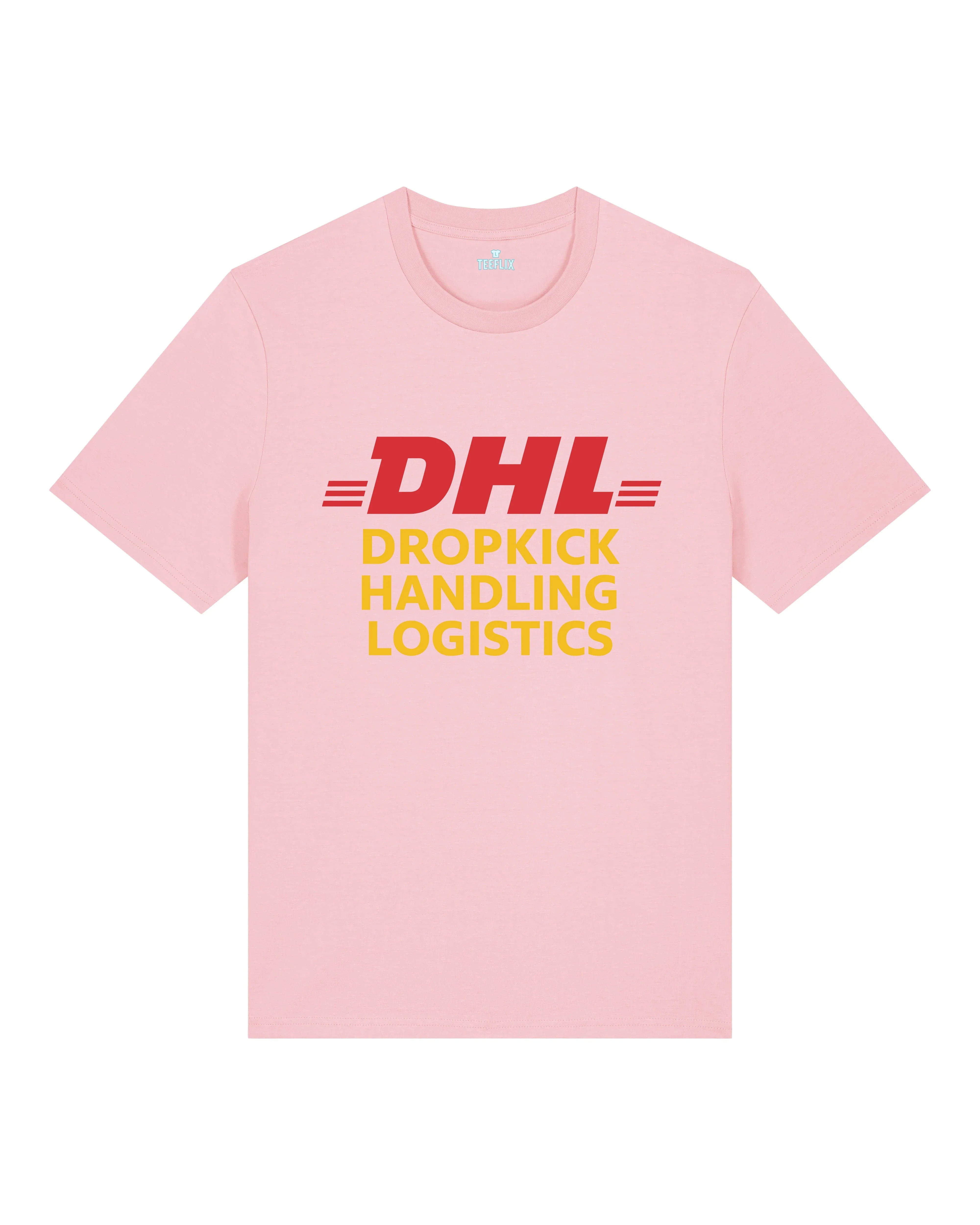 DHL Parodie Dropkick Handling Logistics Lustiges Shirt | teelavo