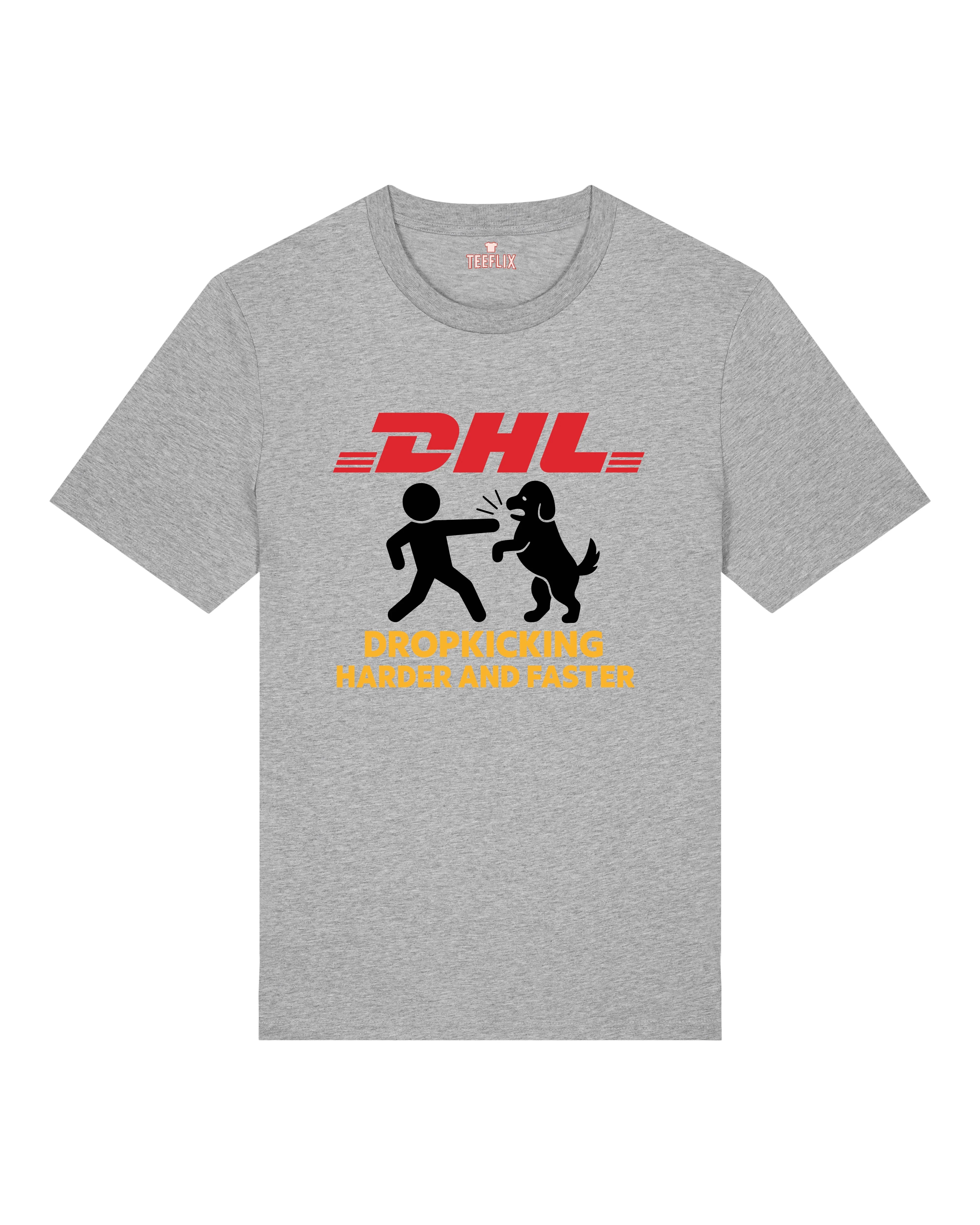 DHL Parodie Dropkicking Harder And Faster Lustiges Shirt| teelavo