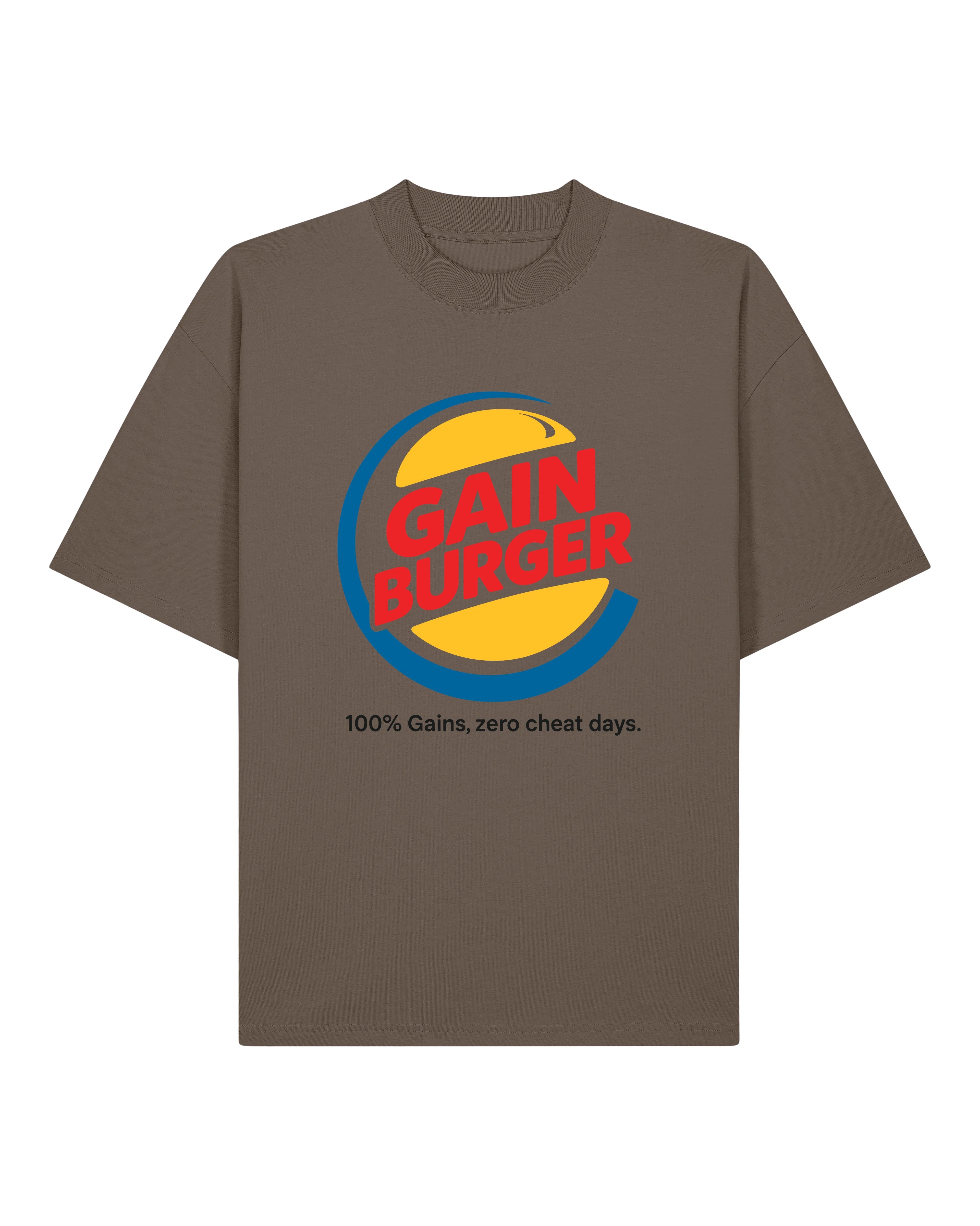 Gain Burger Shirt – Lustiges Fitness Pump Cover T-Shirt für Gym | teelavo