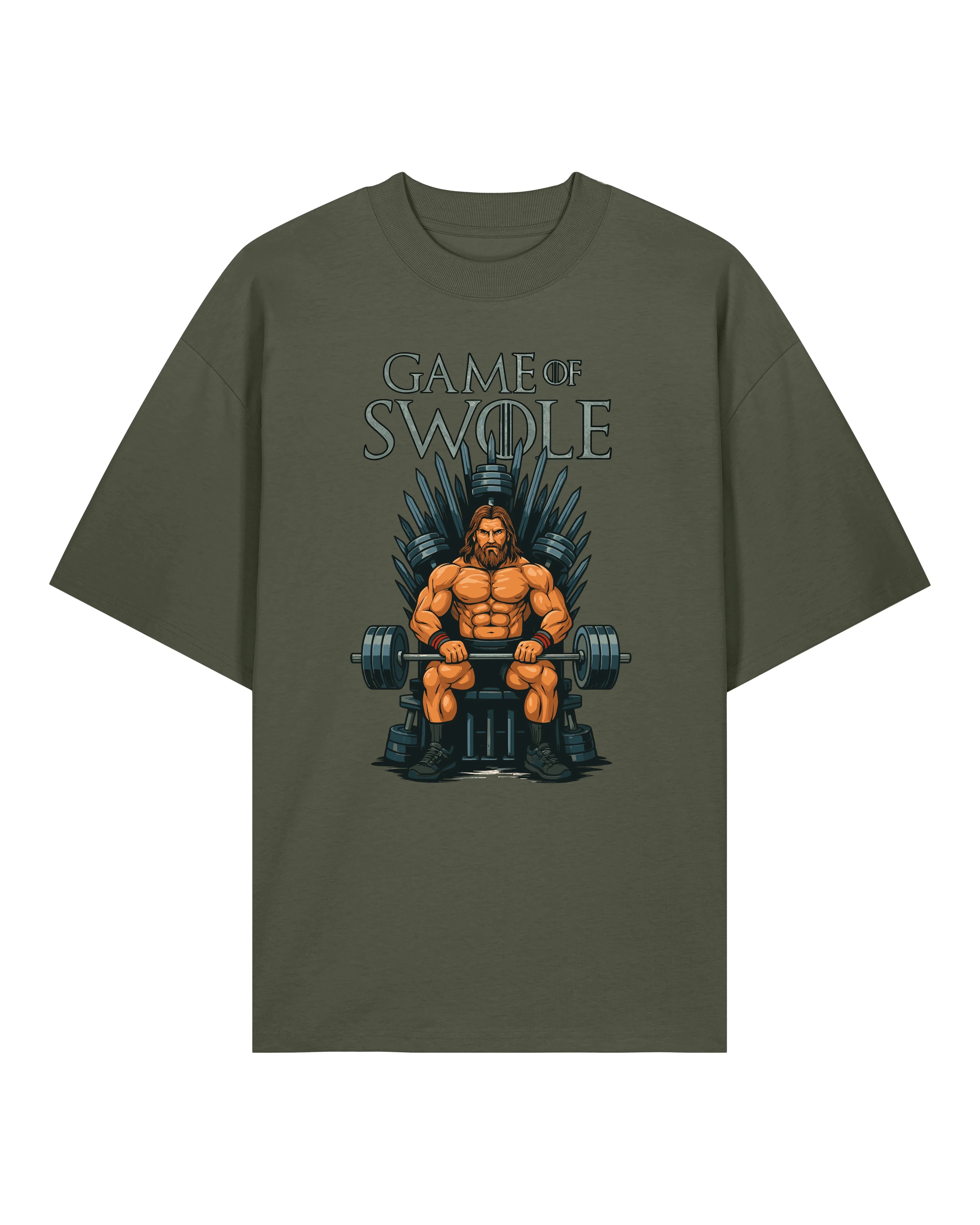 Game of Swole Pump Cover Oversized Gym Shirt Unisex | teelavo