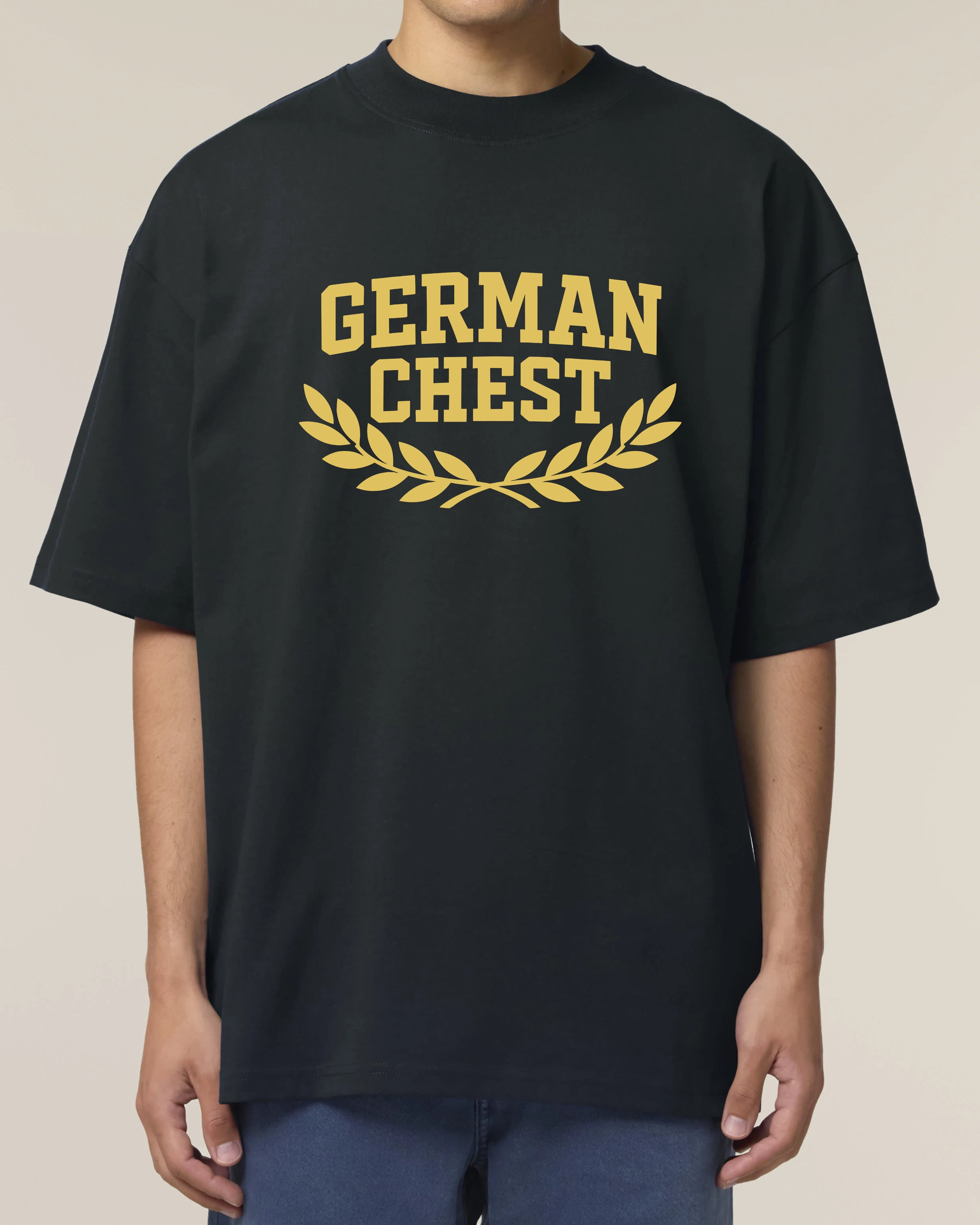 German Chest Oversized Pump Cover Shirt | teelavo