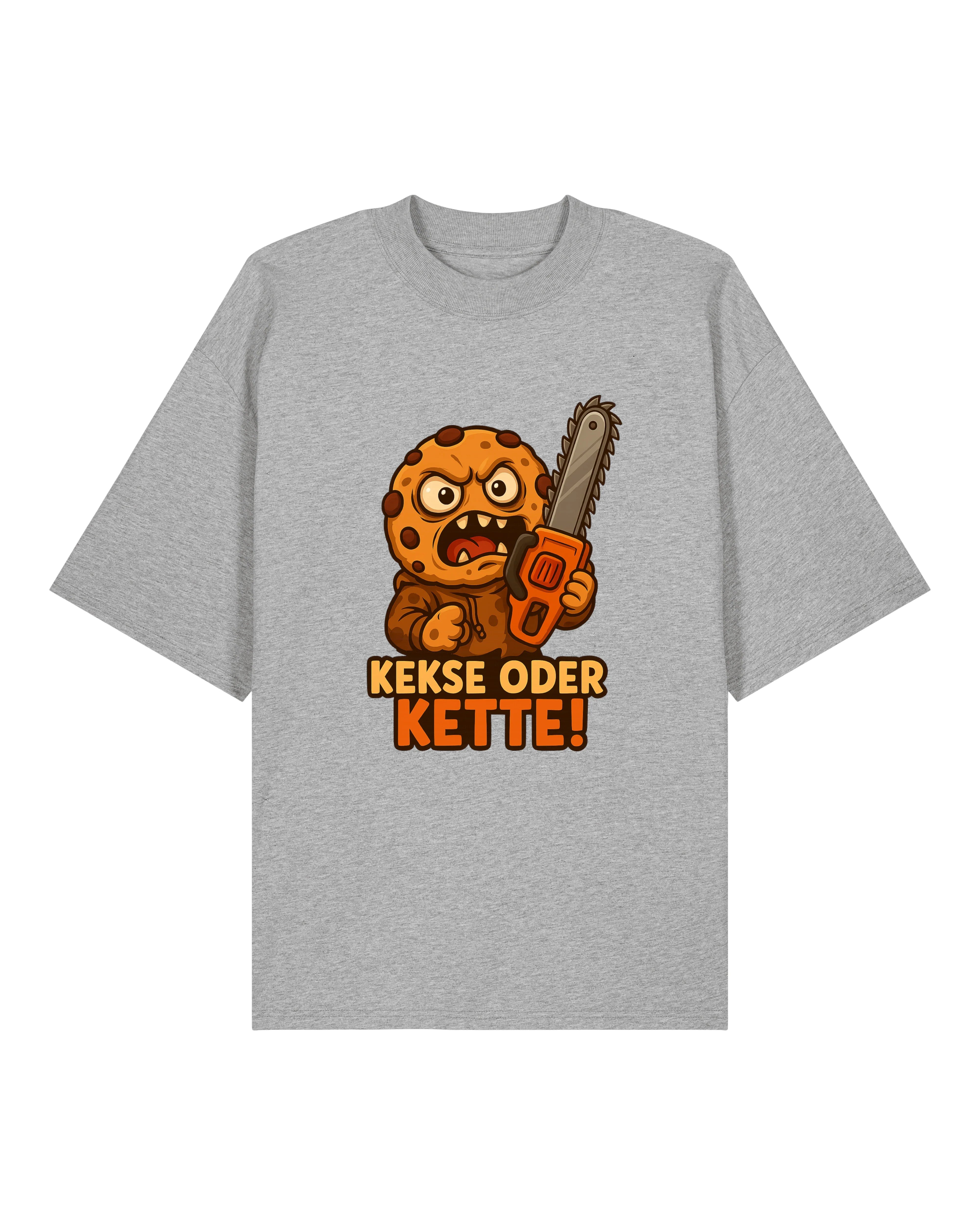 Kekse oder Kette – Lustiges Halloween T-Shirt | teelavo Premium Unisex Shirt