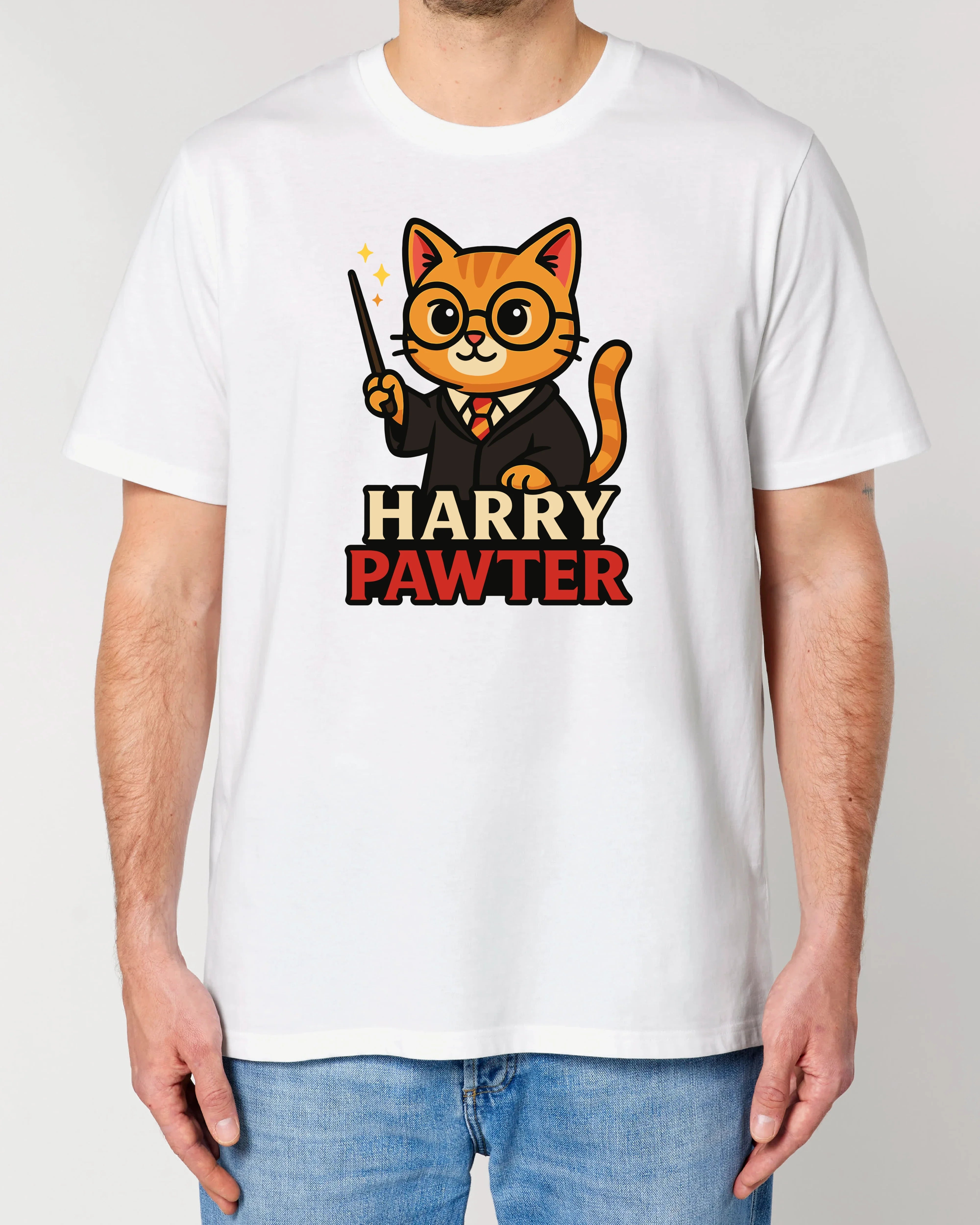 Harry Pawter Katze Lustiges T-Shirt Spruchshirt | teelavo