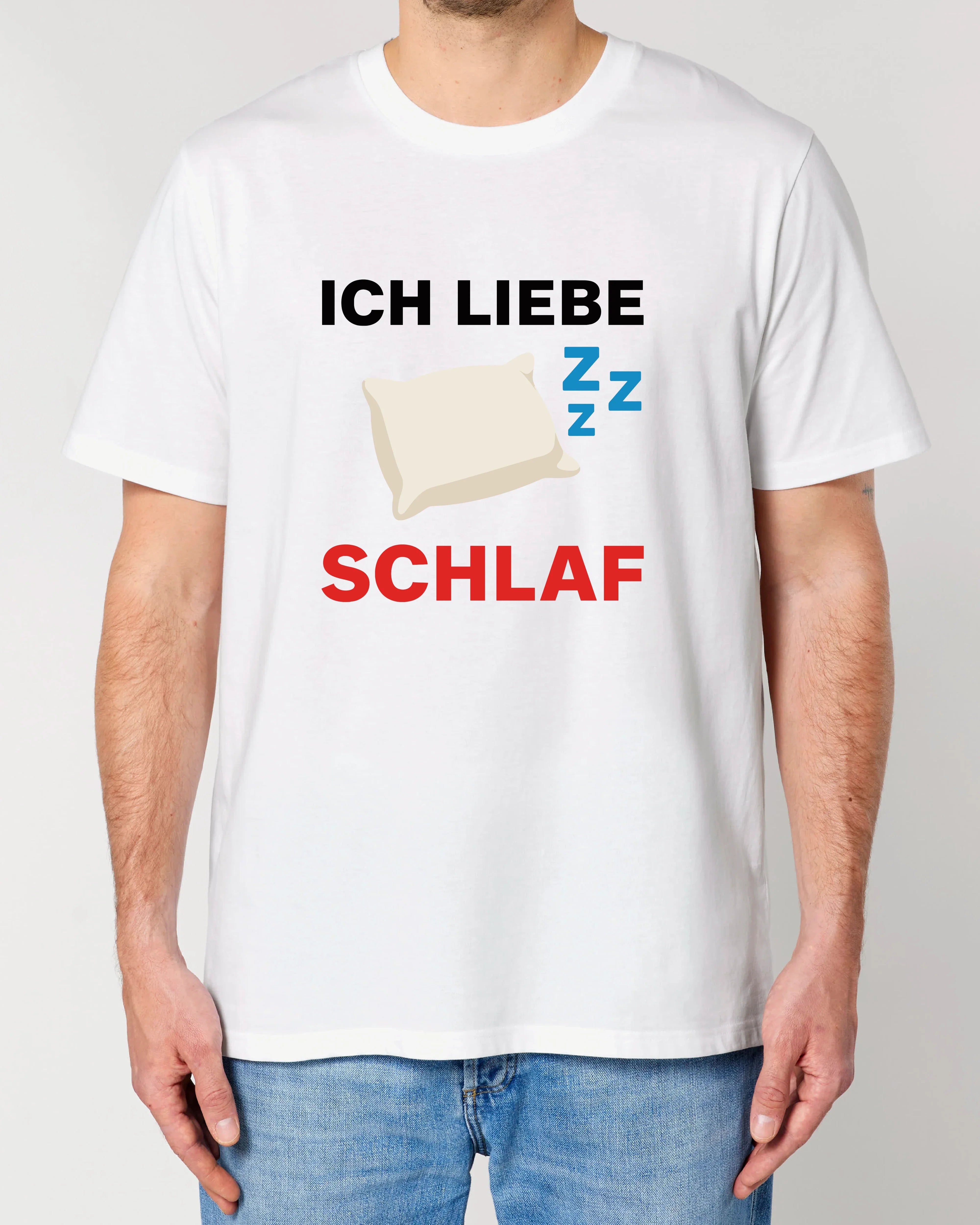 Lustiges Shirt Ich liebe Schlaf Fun T-Shirt | teelavo