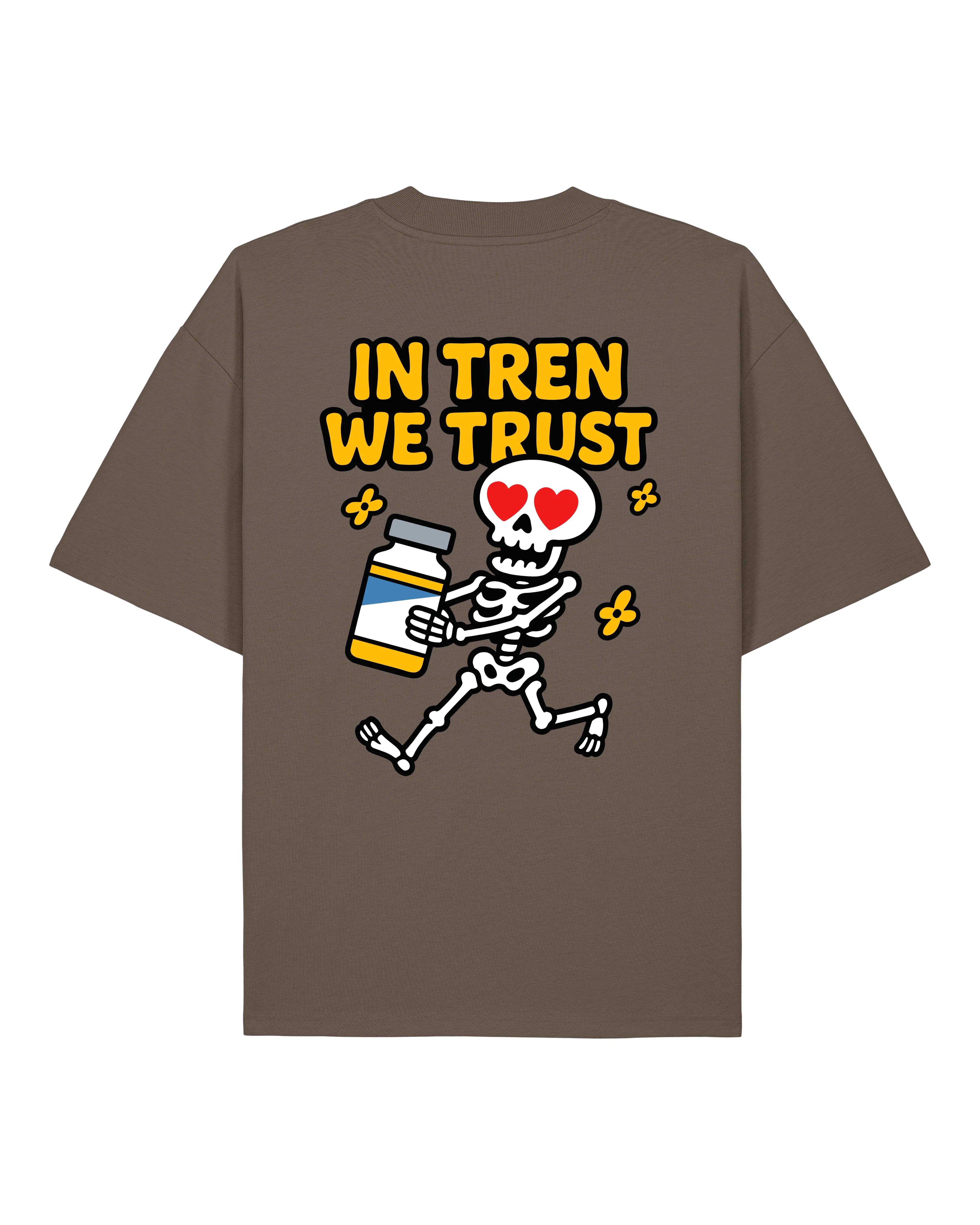 In Tren We Trust Pump Cover Oversized Gym Shirt | teelavo