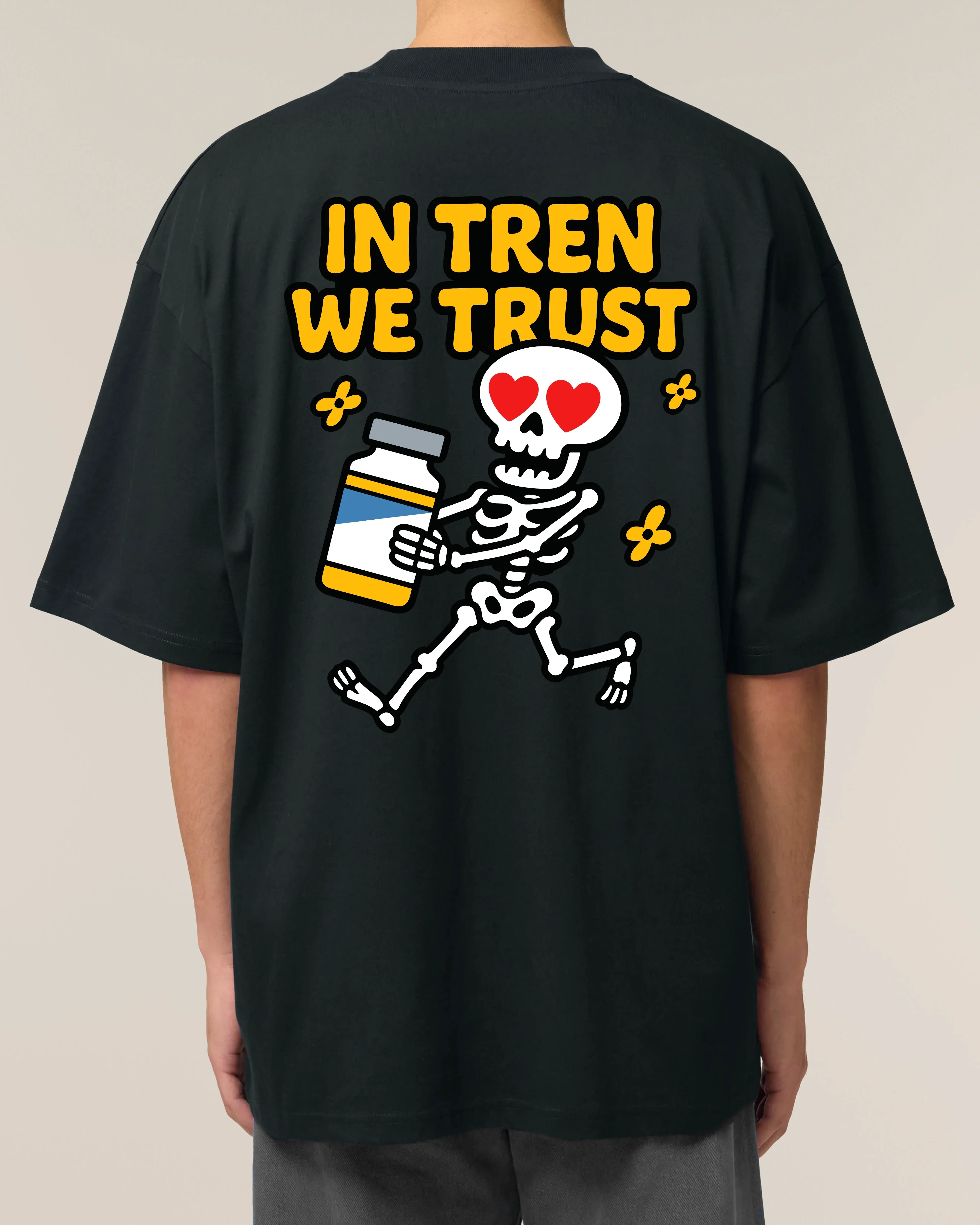 In Tren We Trust Pump Cover Oversized Gym Shirt | teelavo