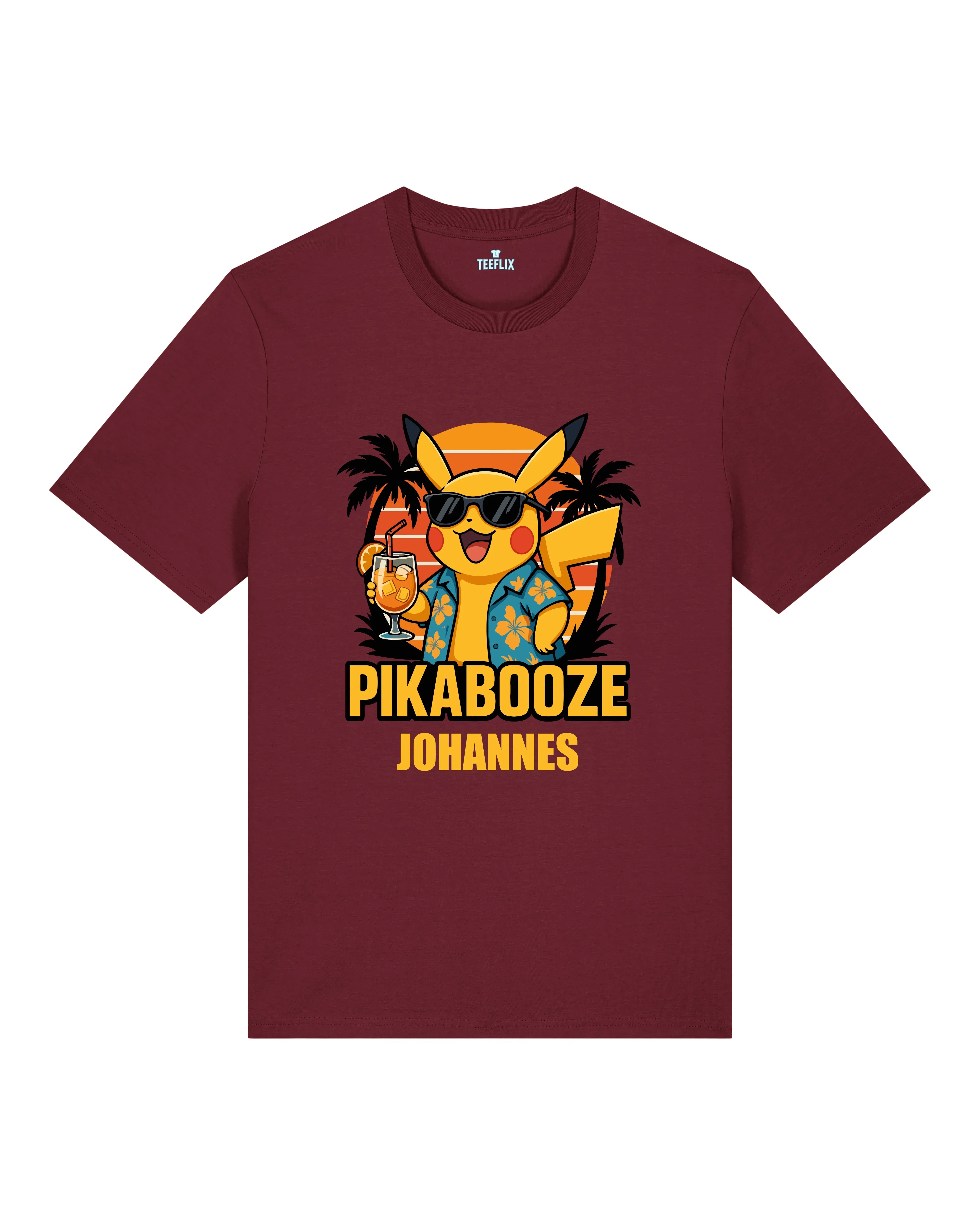 Lustiges JGA Shirt Pikabooze personalisierbar | teelavo