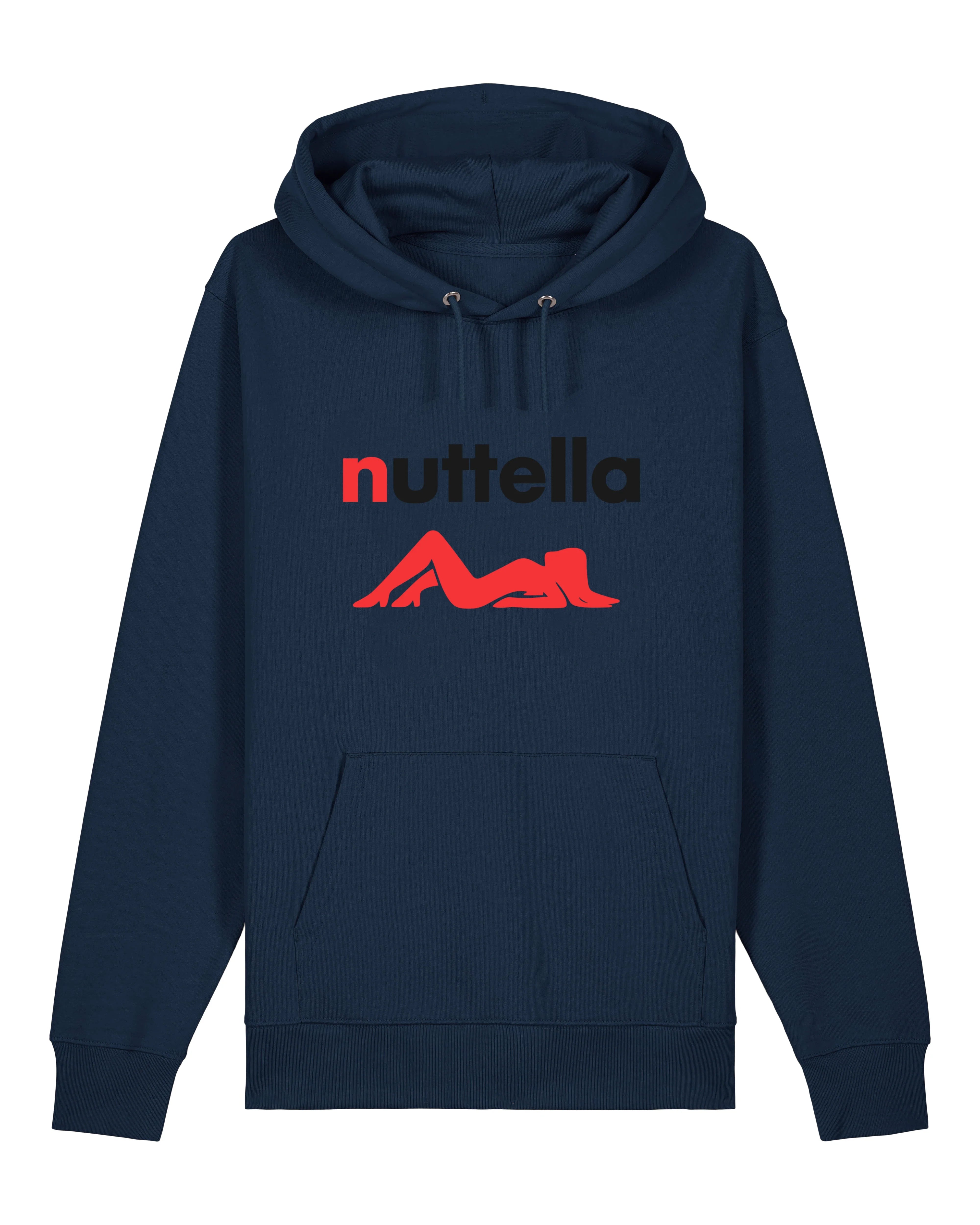 Nutella Parodie Hoodie – Lustiger Spruch Kapuzenpullover | teelavo