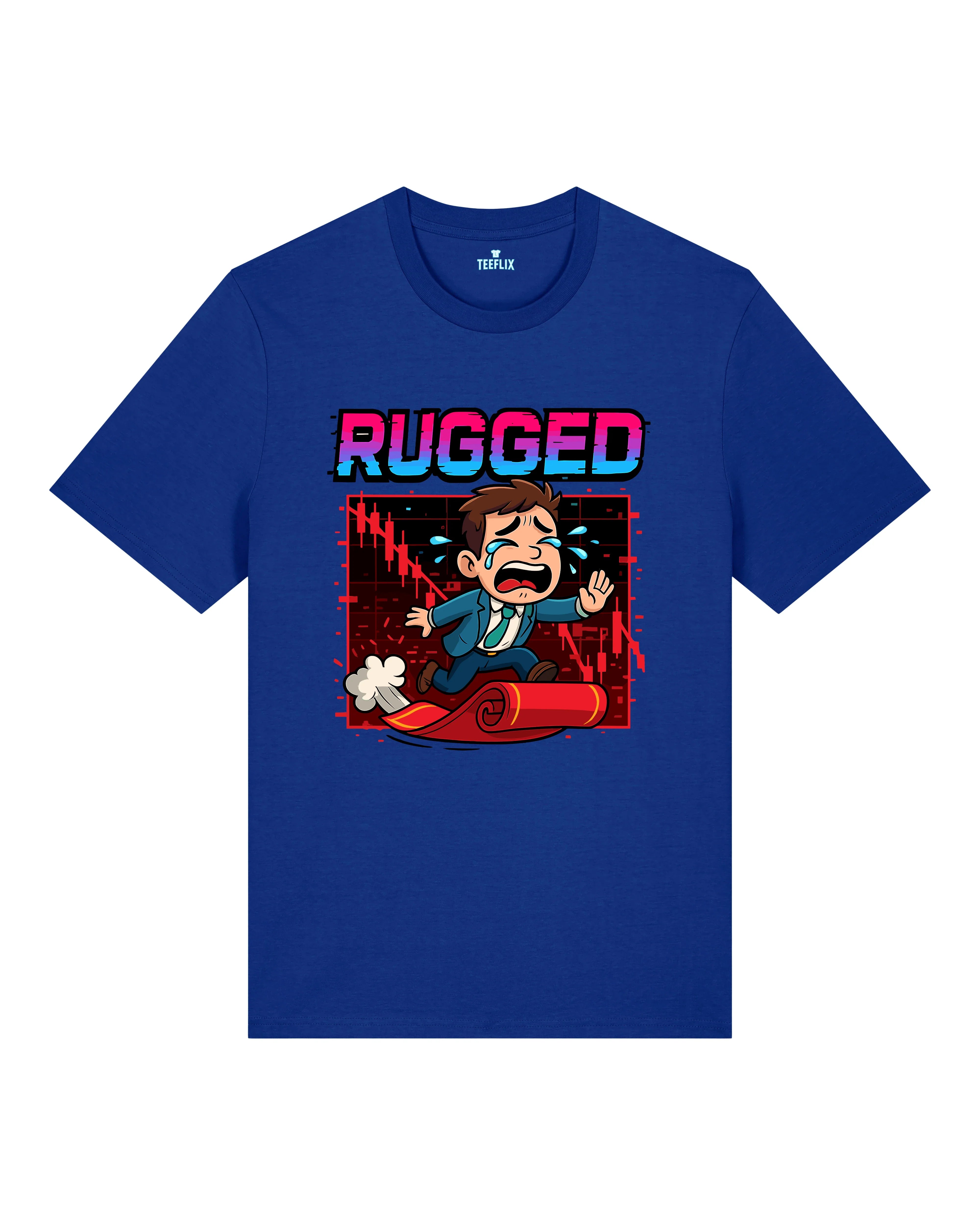 Rugged Crypto Meme Shirt Bitcoin Trading | teelavo