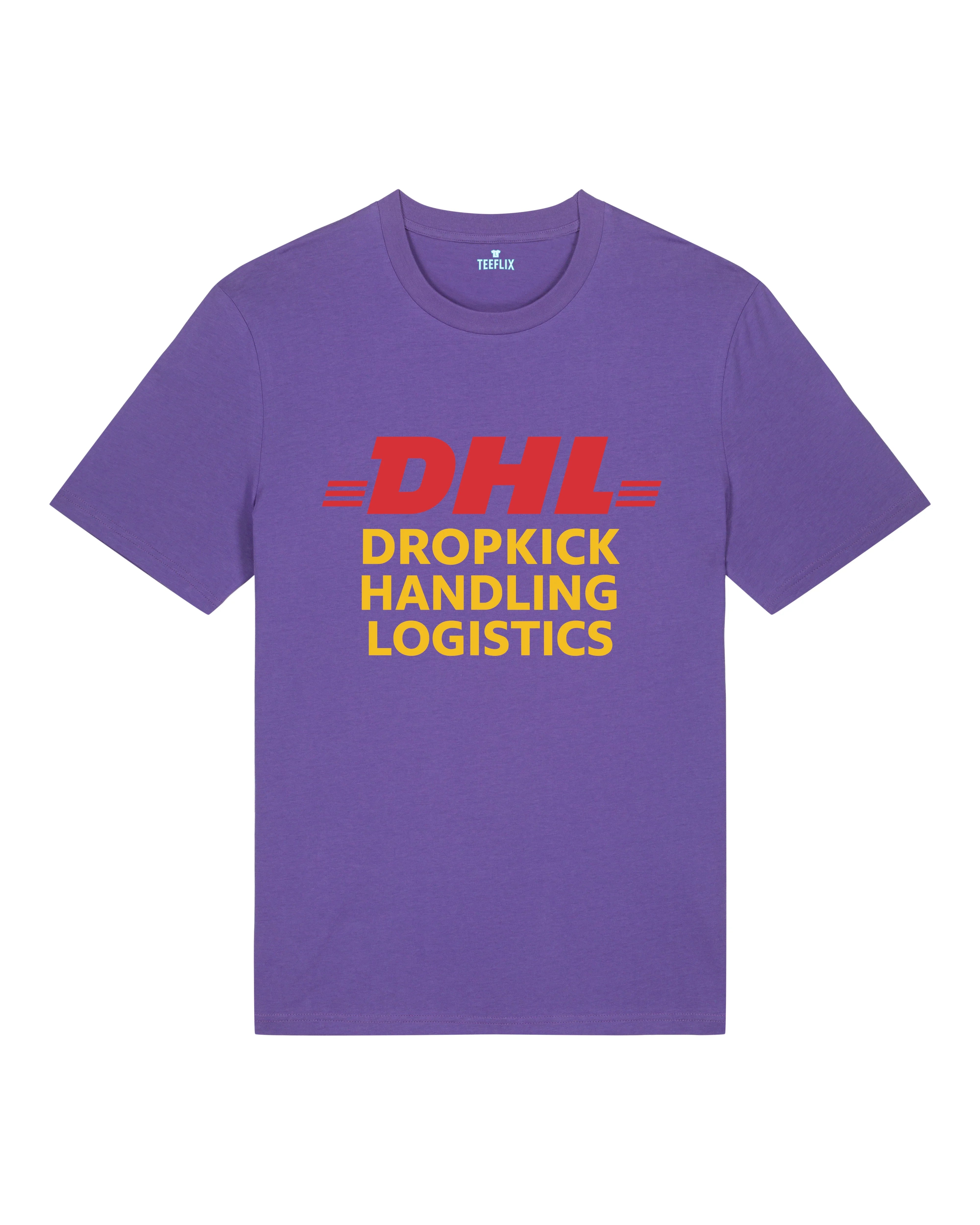 DHL Parodie Dropkick Handling Logistics Lustiges Shirt | teelavo