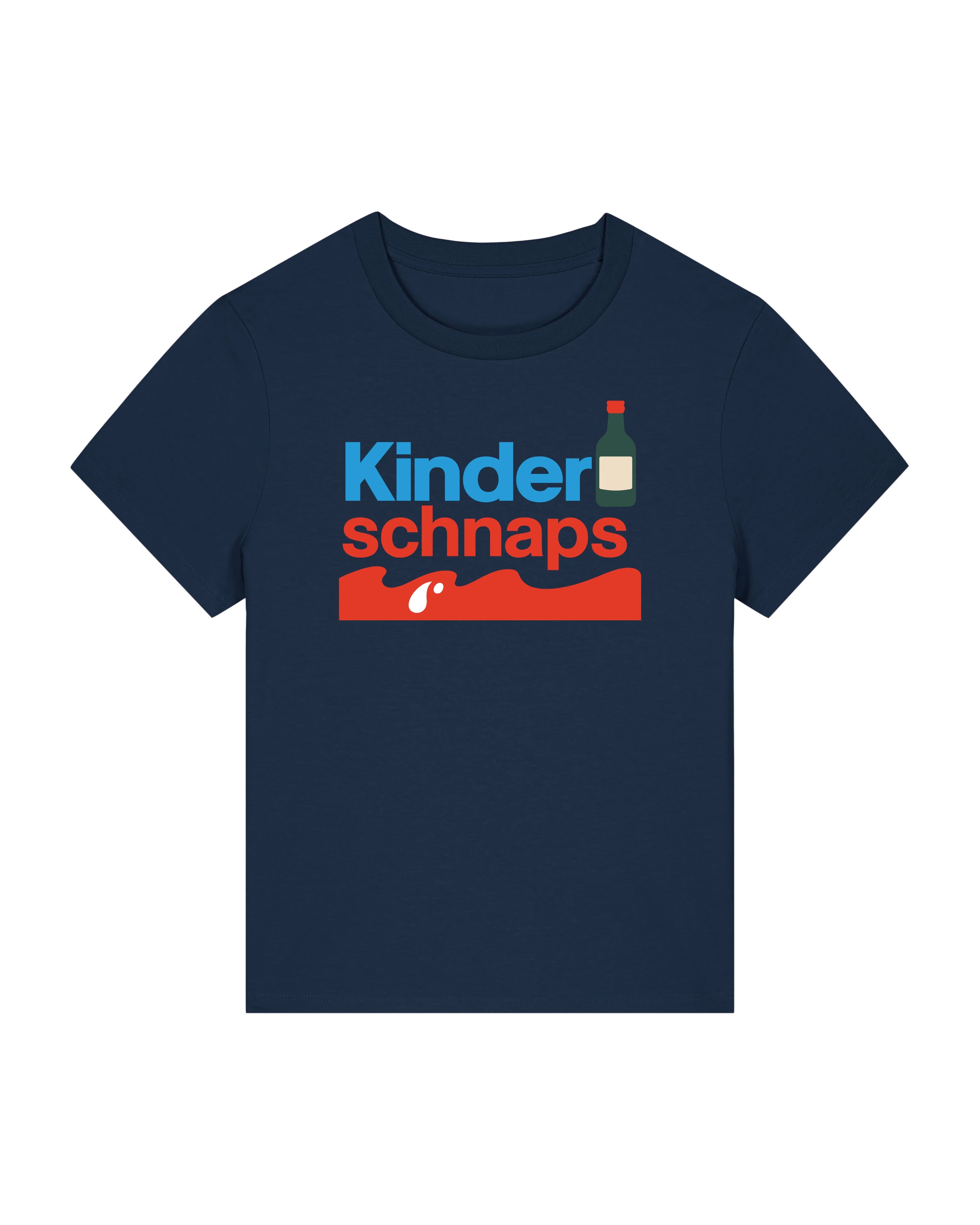 Kinderschnaps Damen Shirt – witziges Statement Shirt für Frauen | teelavo