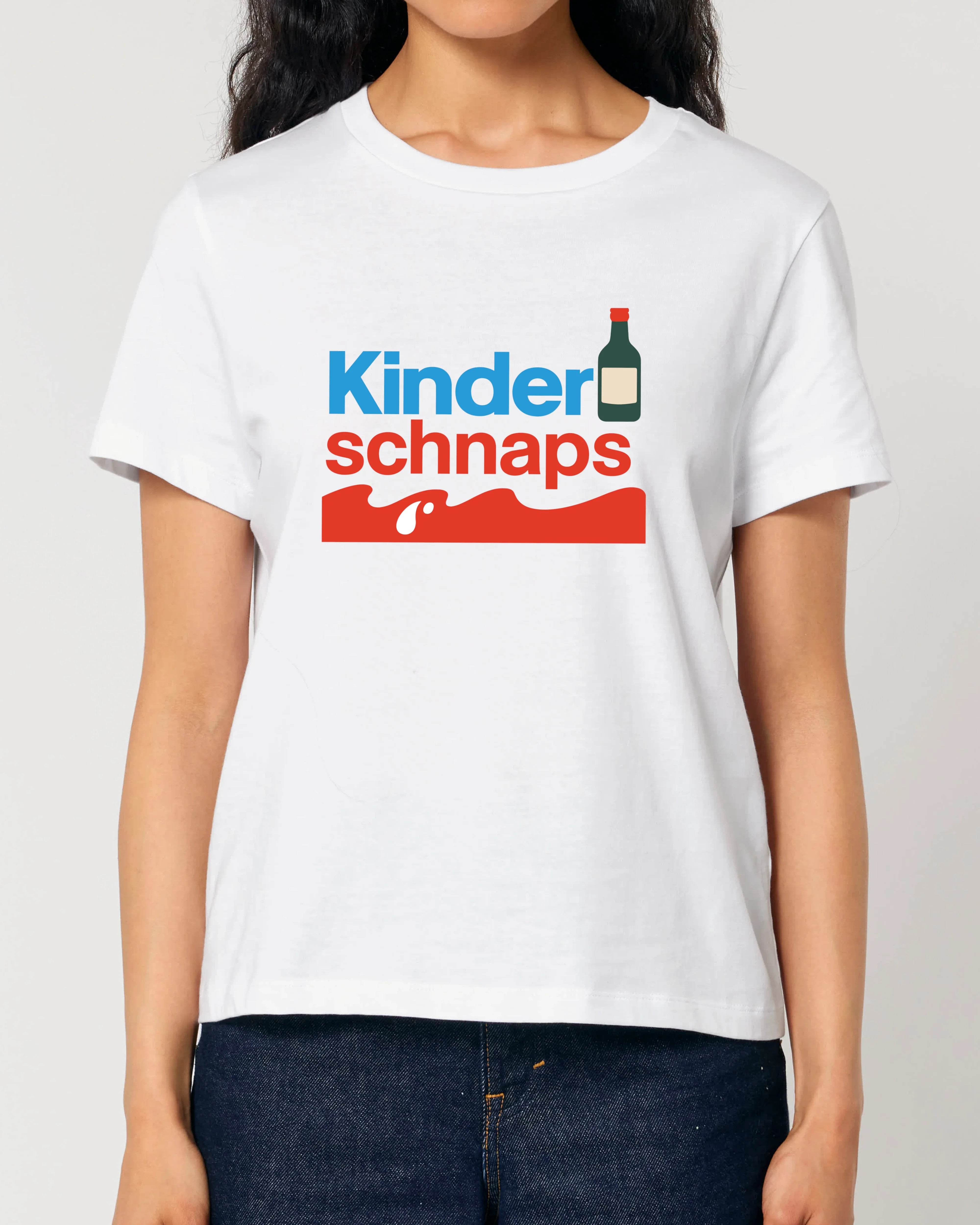 Kinderschnaps Damen Shirt – witziges Statement Shirt für Frauen | teelavo