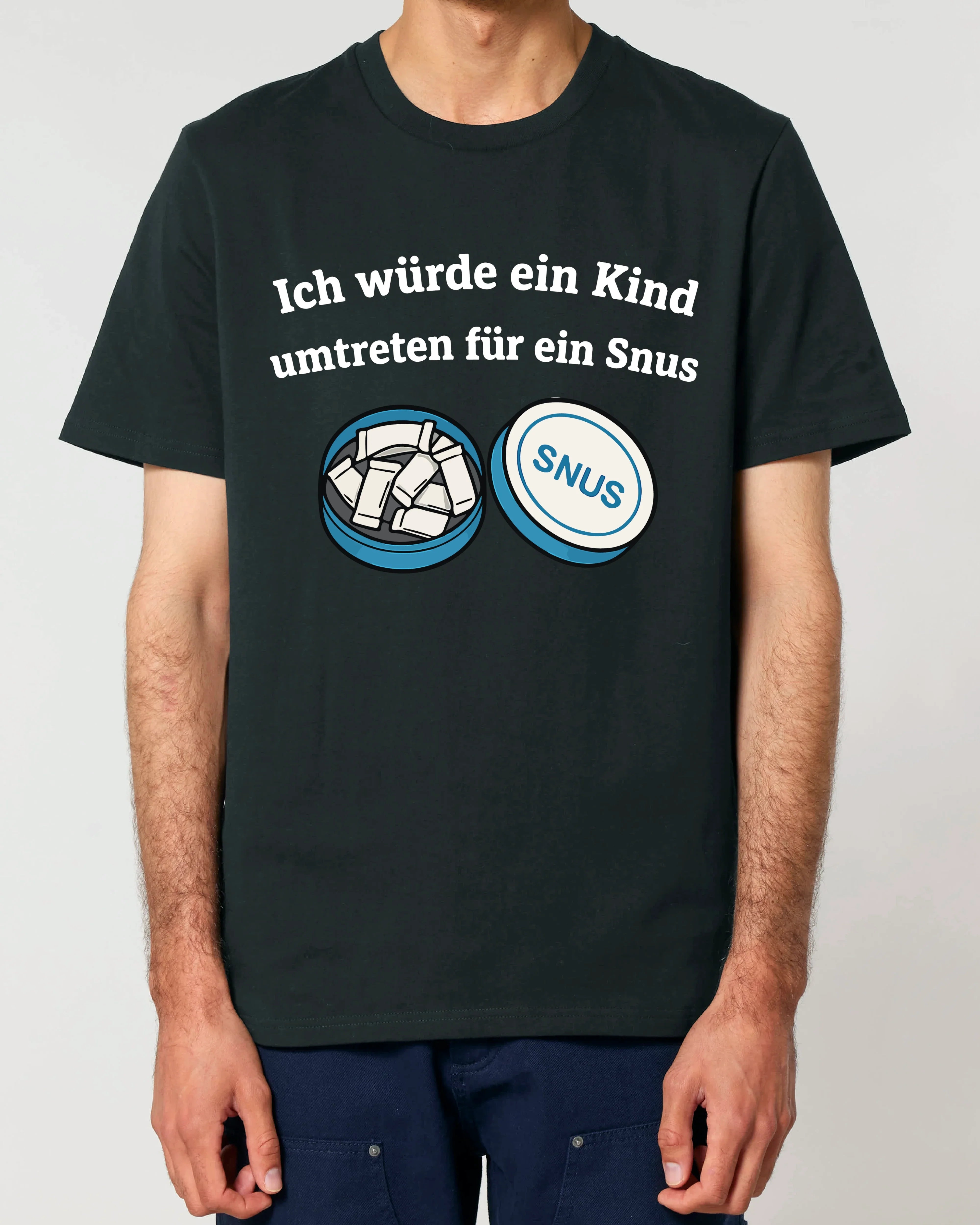 Kind umtreten für Snus - Premium Shirt Unisex