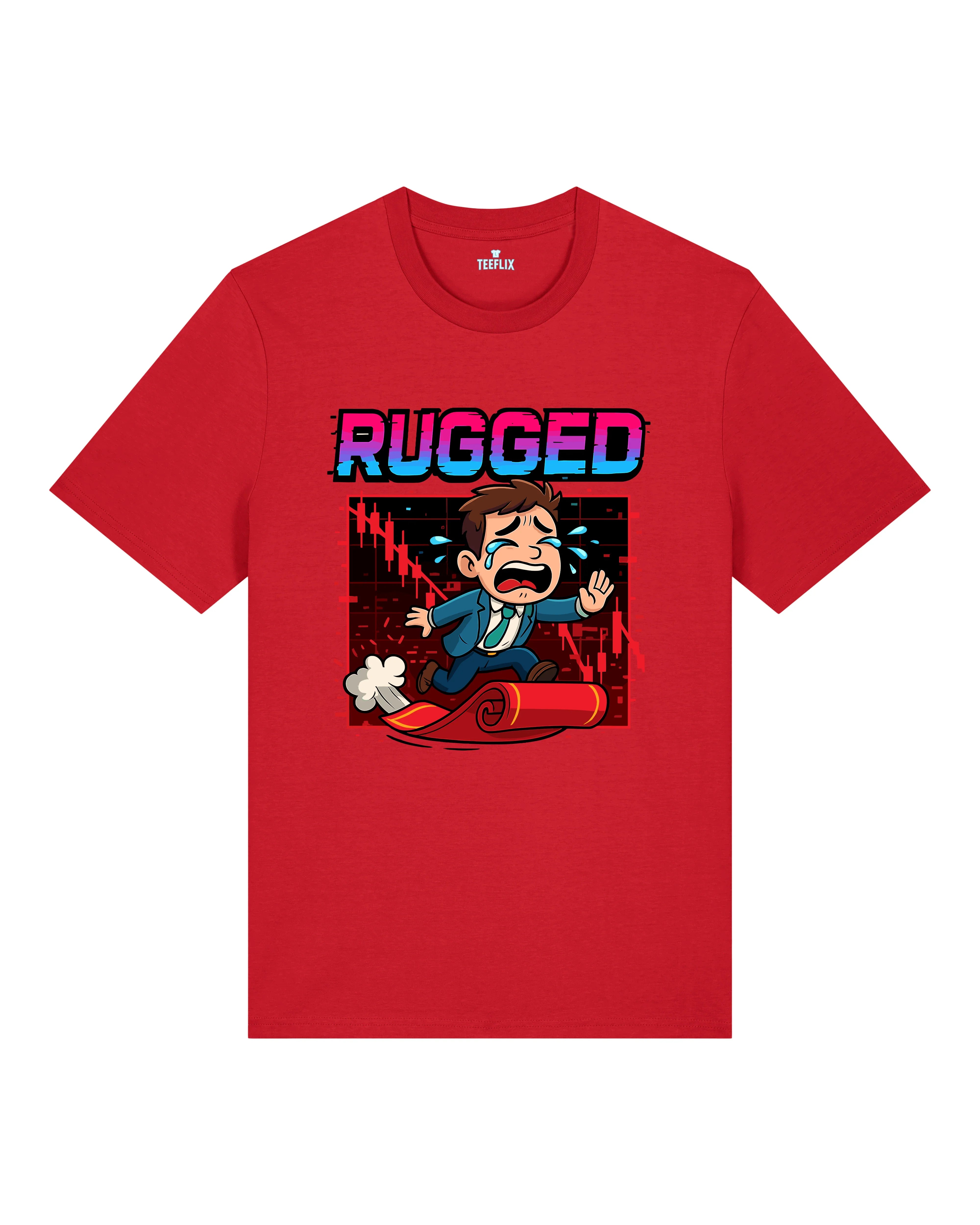 Rugged Crypto Meme Shirt Bitcoin Trading | teelavo
