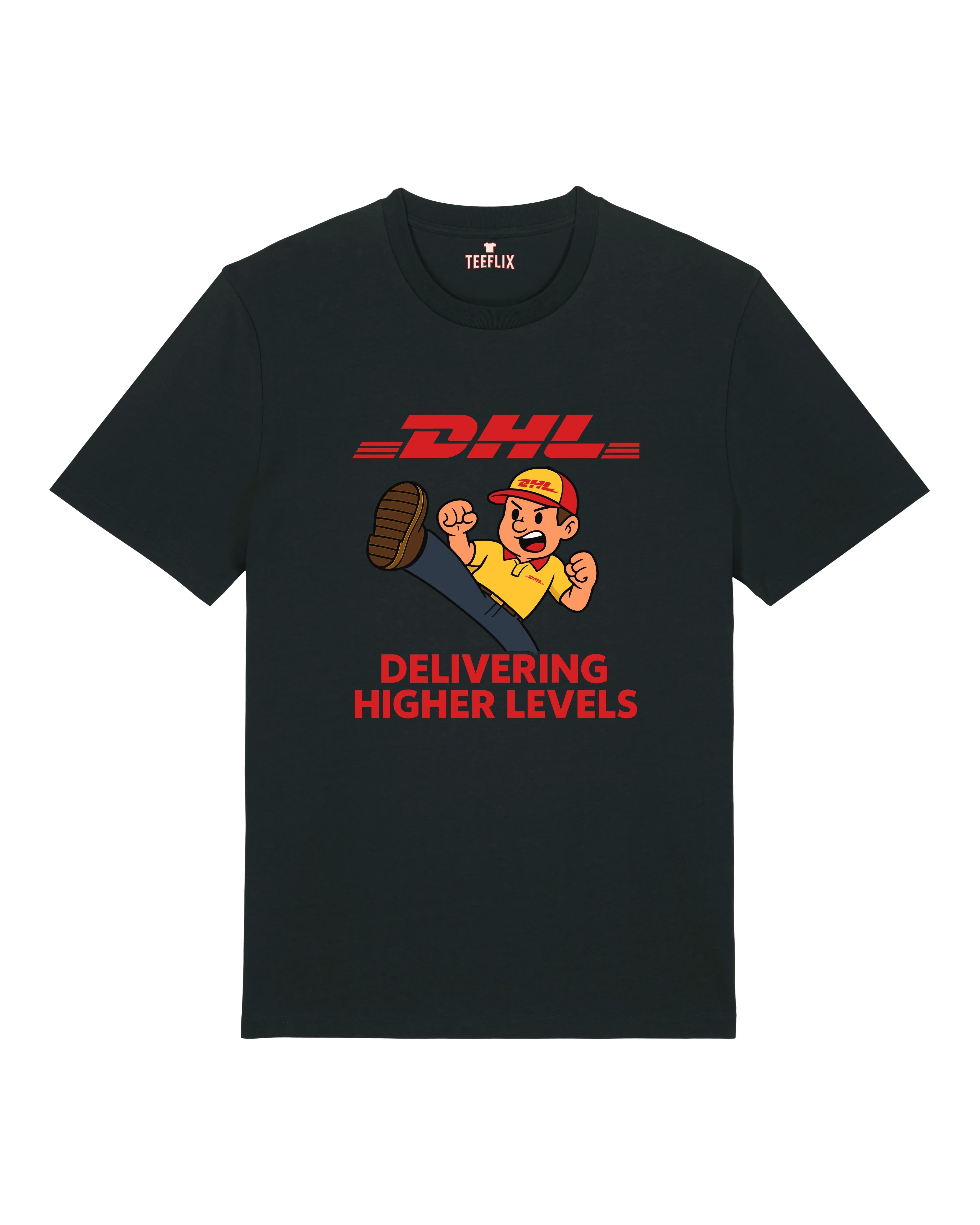 DHL Parodie Delivering Higher Levels Lustiges Shirt | teelavo