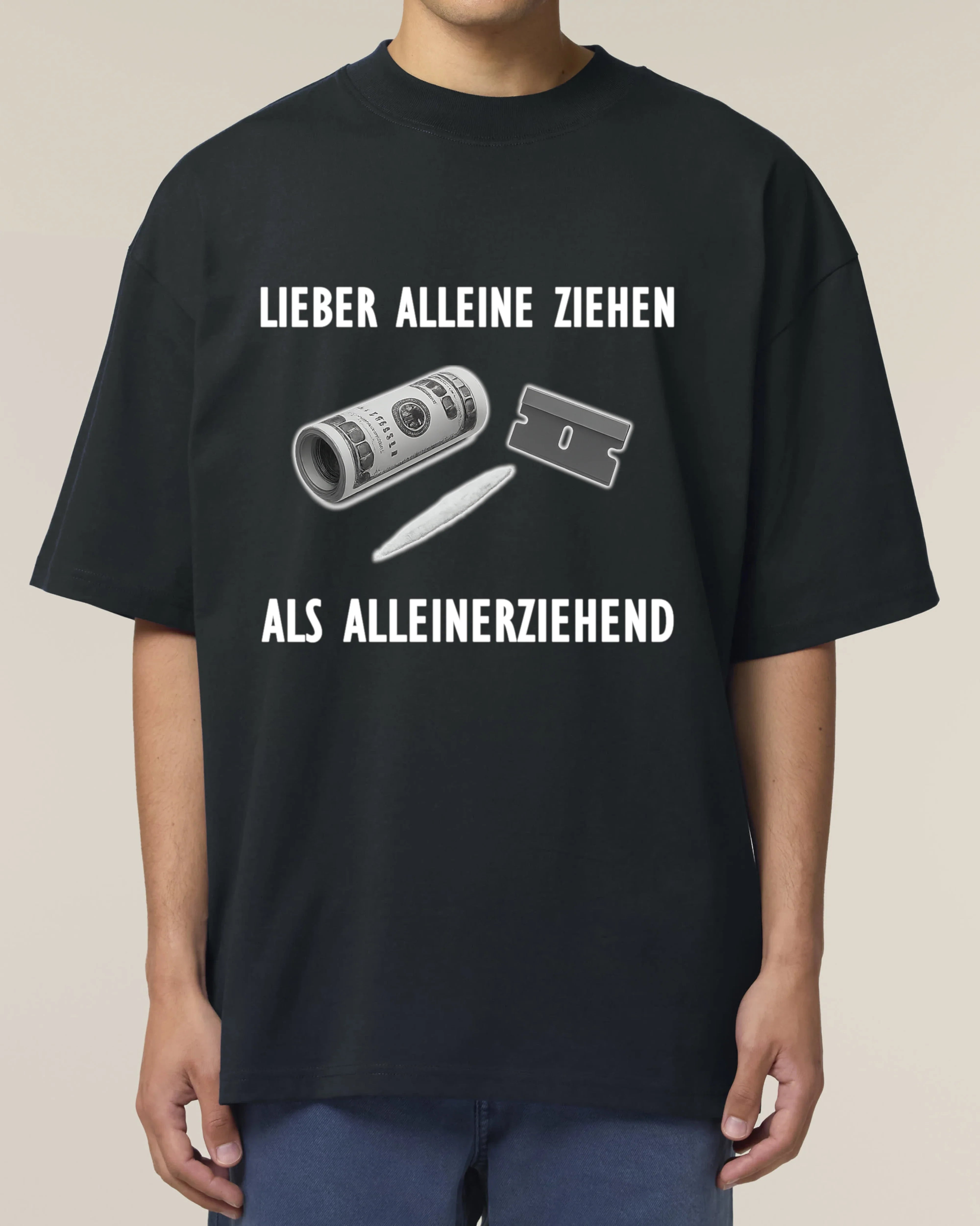 Lieber alleine ziehen - Premium Shirt Unisex