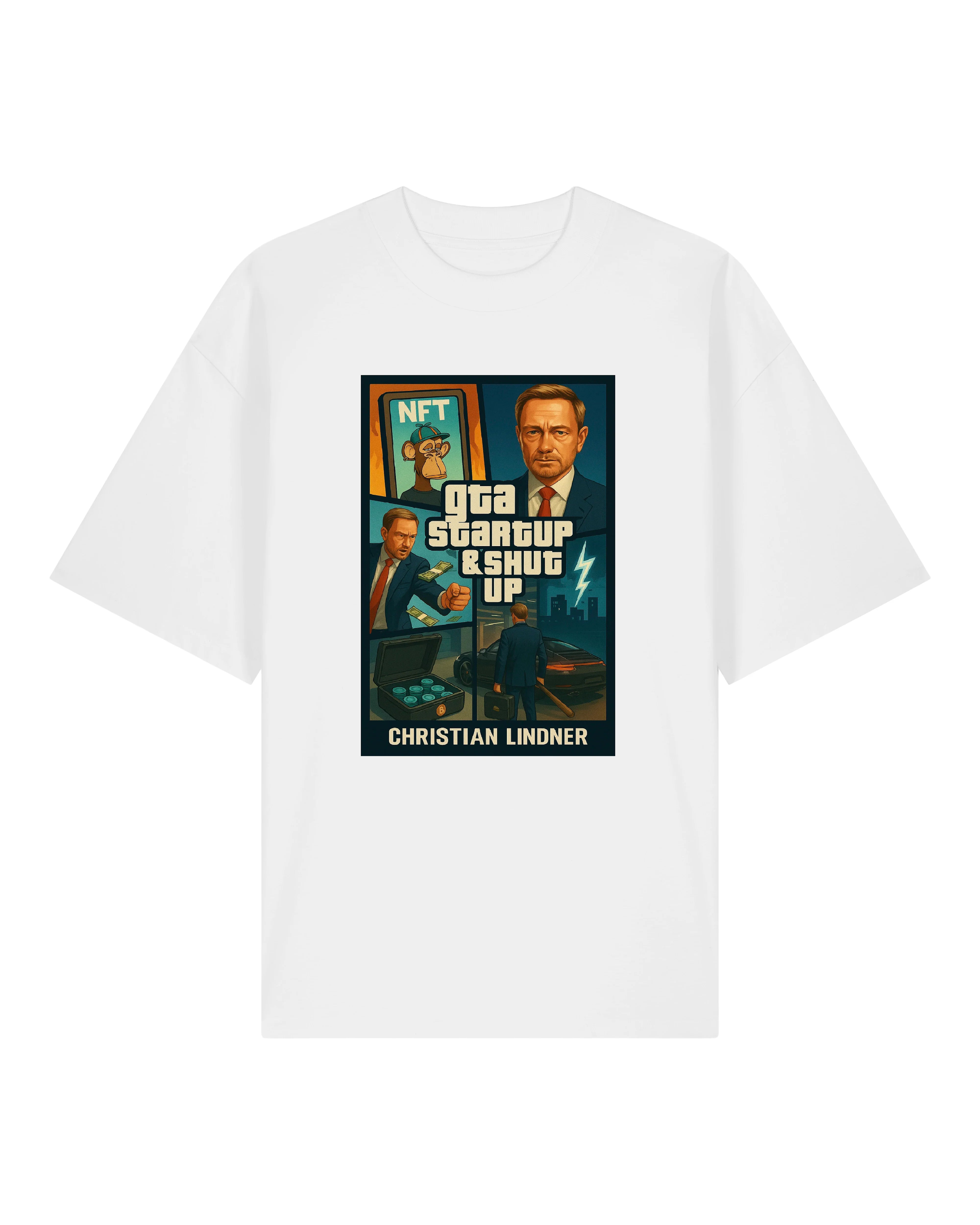 gta startup & shut up Oversized Shirt