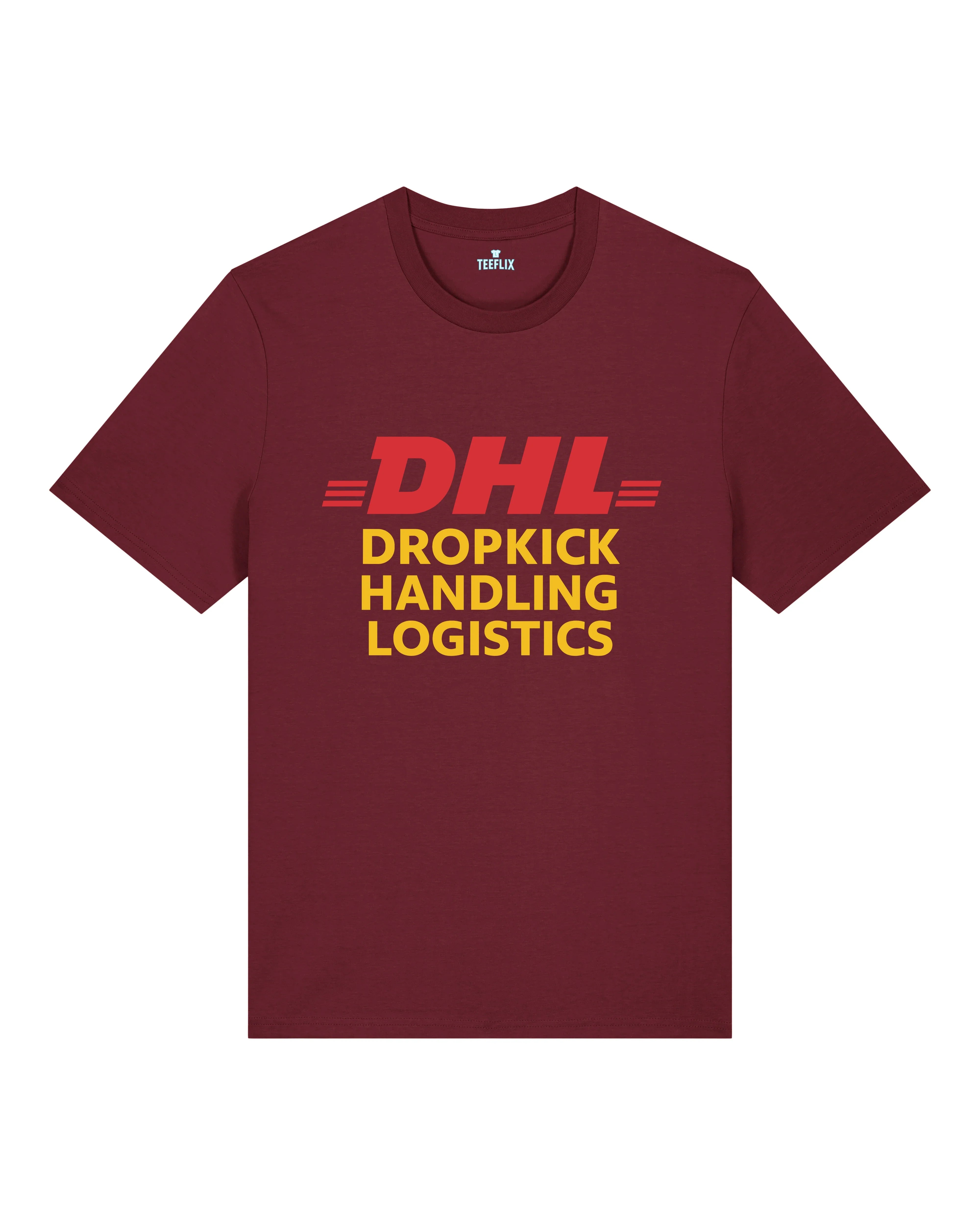 DHL Parodie Dropkick Handling Logistics Lustiges Shirt | teelavo