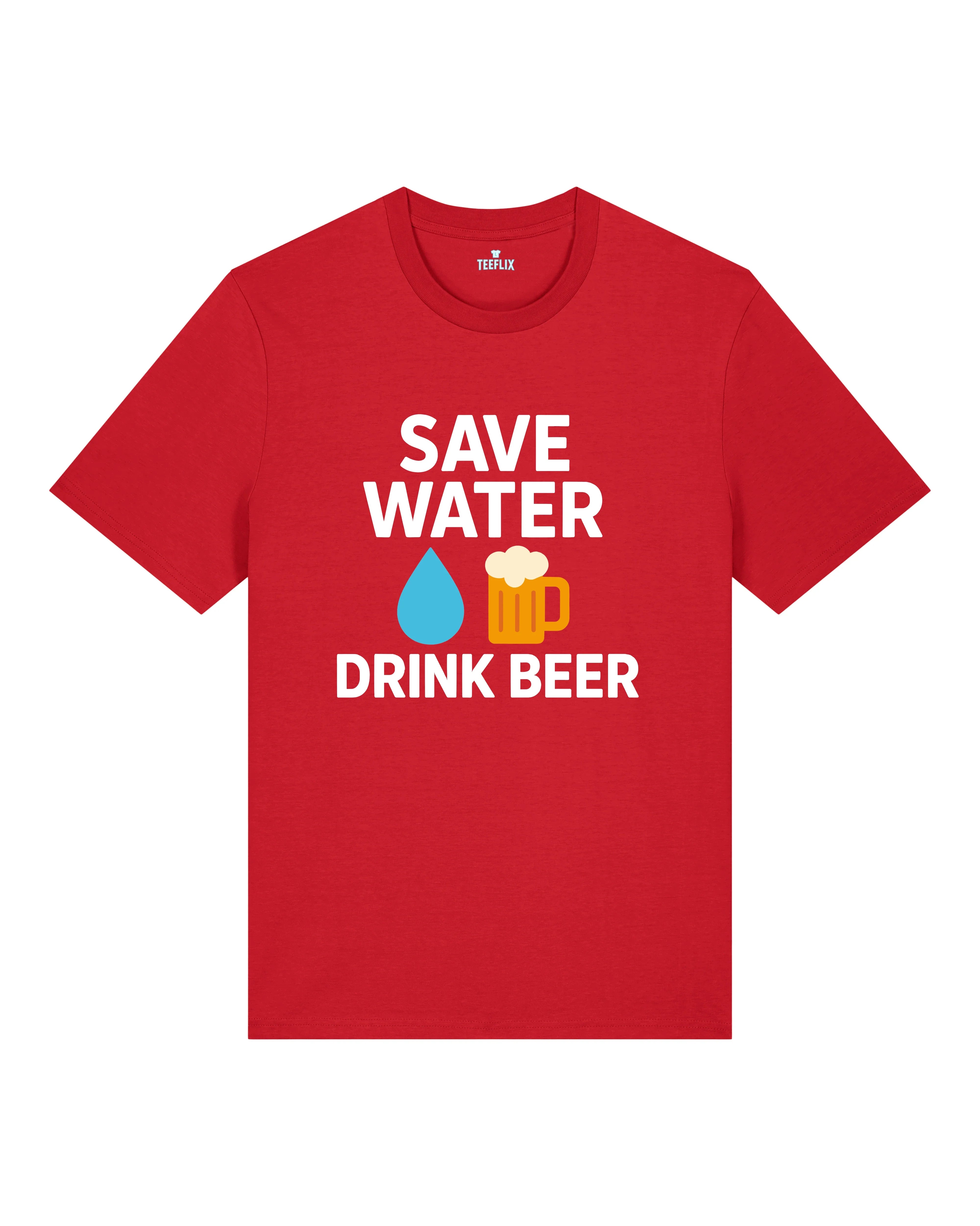 Save Water Drink Beer lustiges Bier Shirt Party T-Shirt | teelavo