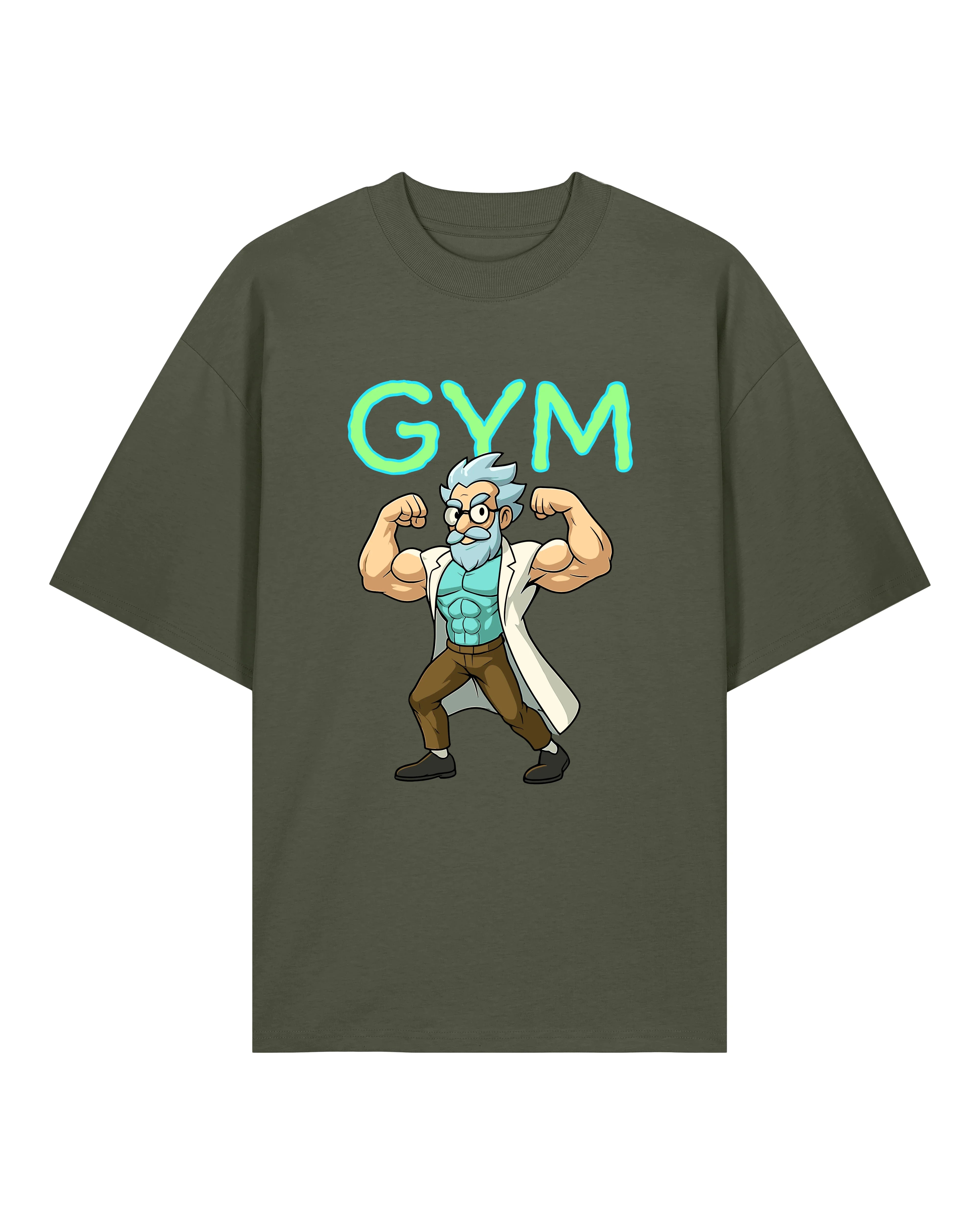 GYM Rick Pump Cover Shirt Unisex Oversized Bio-Baumwolle | teelavo