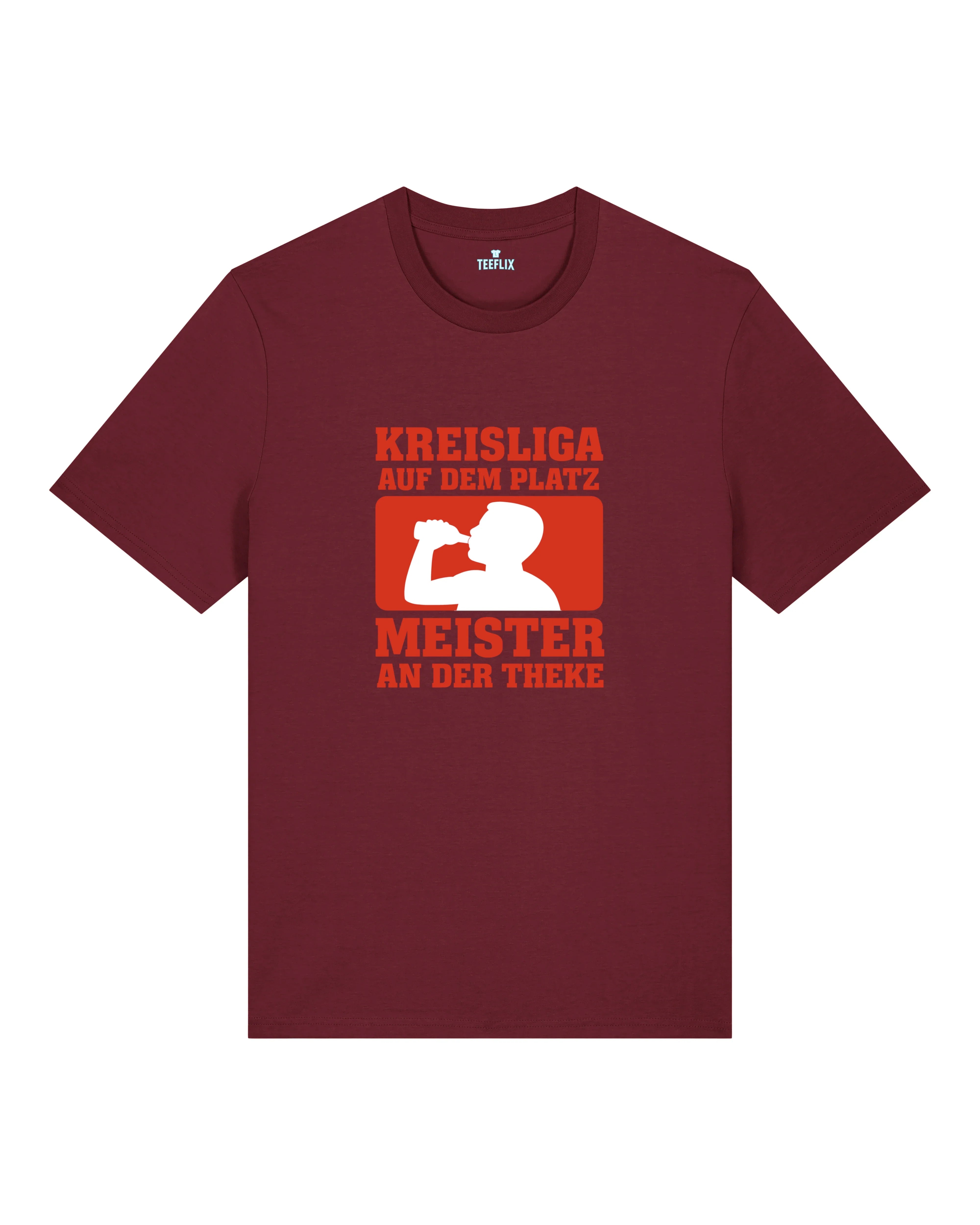 Kreisliga Shirt Meister an der Theke Fußball Spruchshirt | teelavo