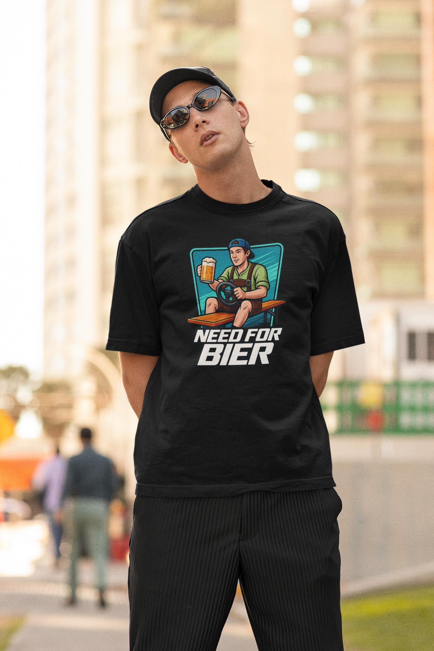 Need for Bier Oversized Shirt
